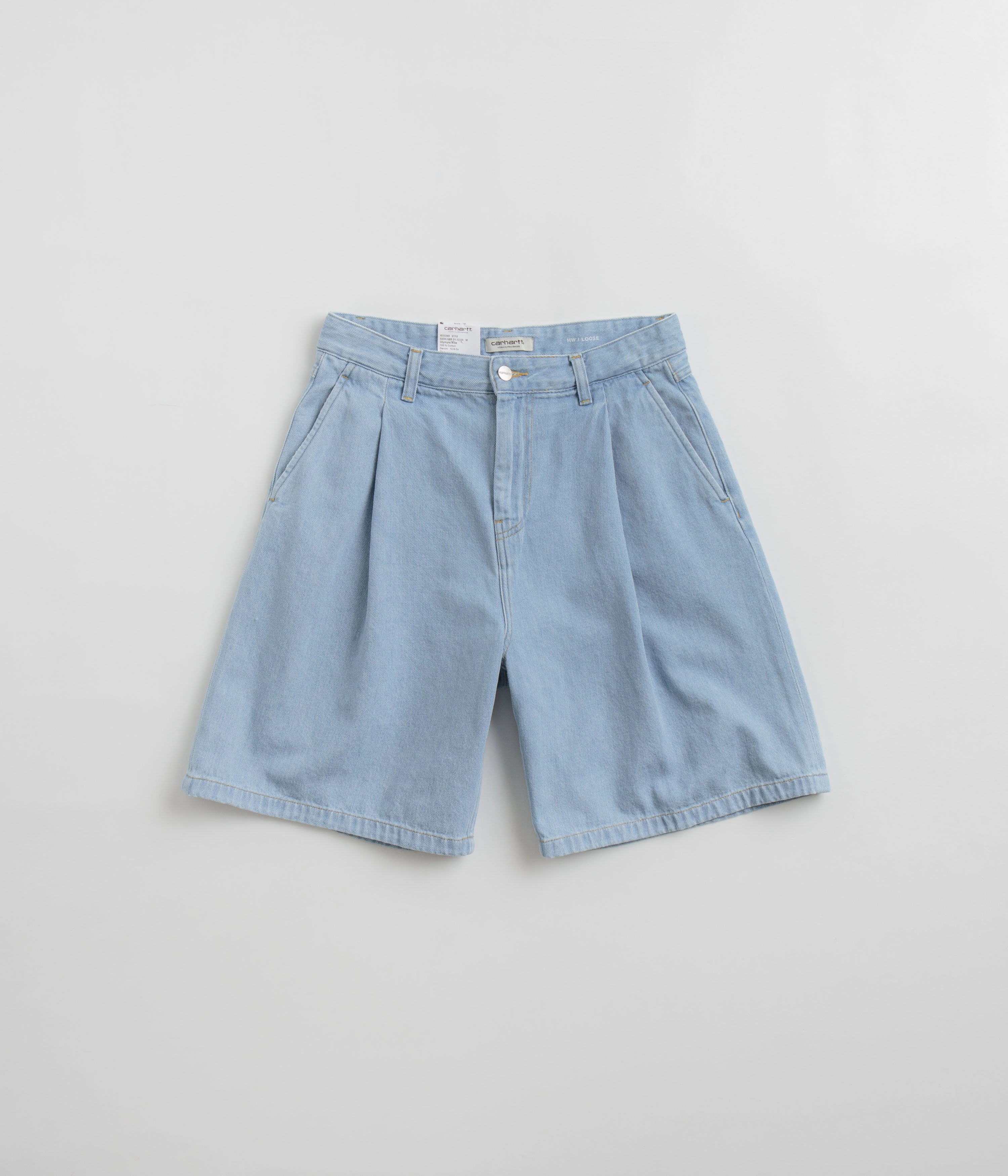Breeze Friendly media industry Carhartt Womens Alta Shorts - Stone Bleached Blue