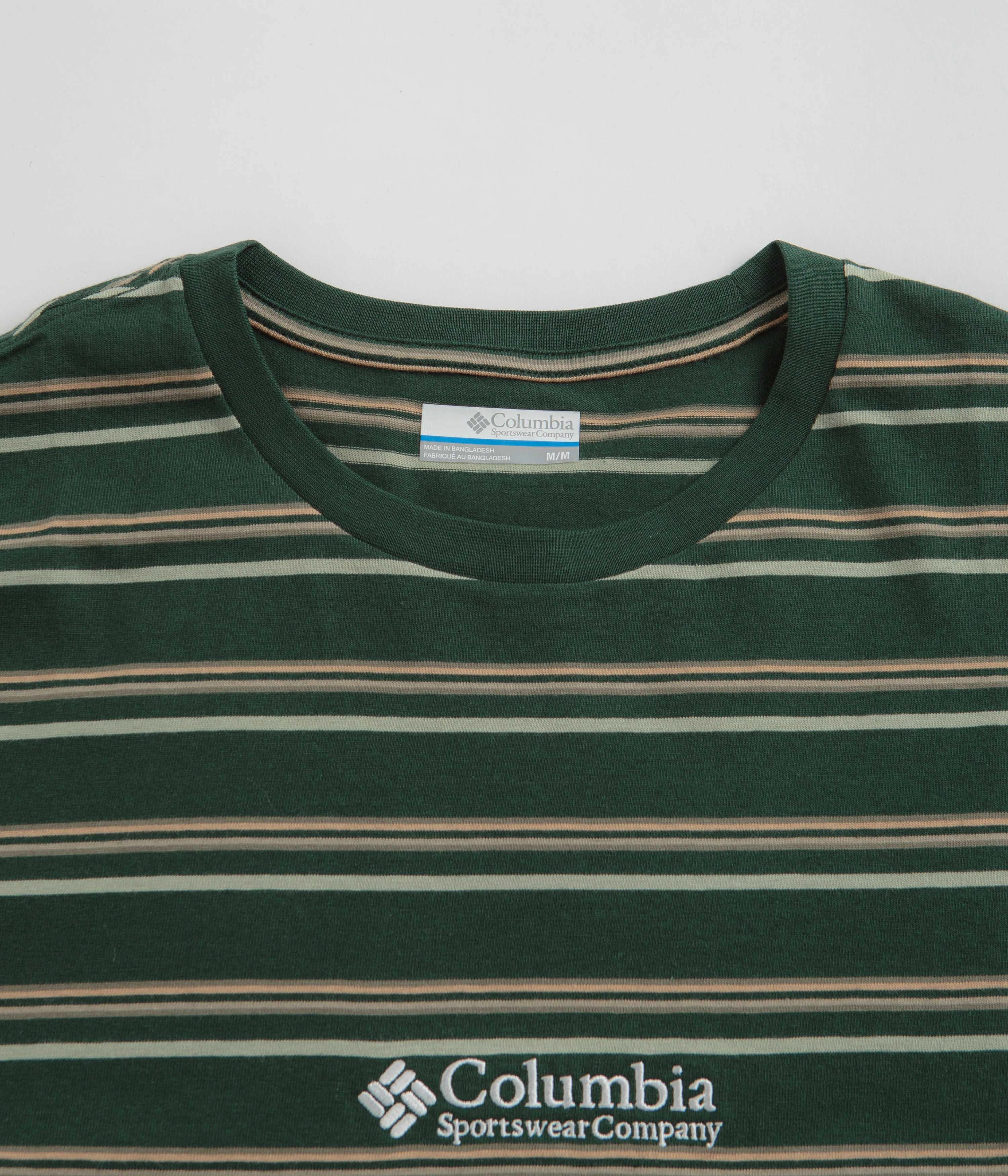 Columbia Somer Slope Striped T-Shirt - Spruce Cozy Style
