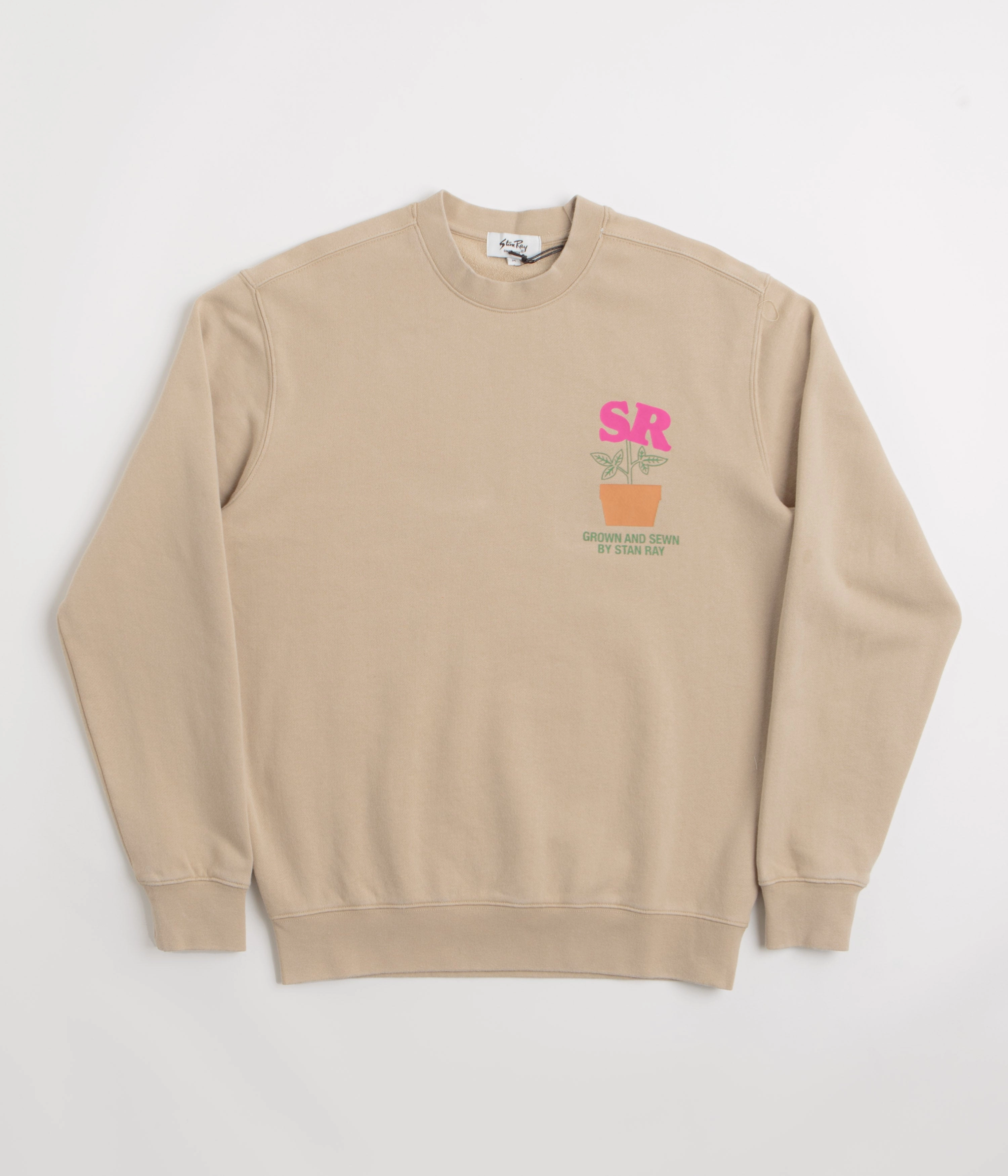 Stan Ray Dirt Crewneck Sweatshirt - Peyote Fashionable Layering Seasonal Essentials