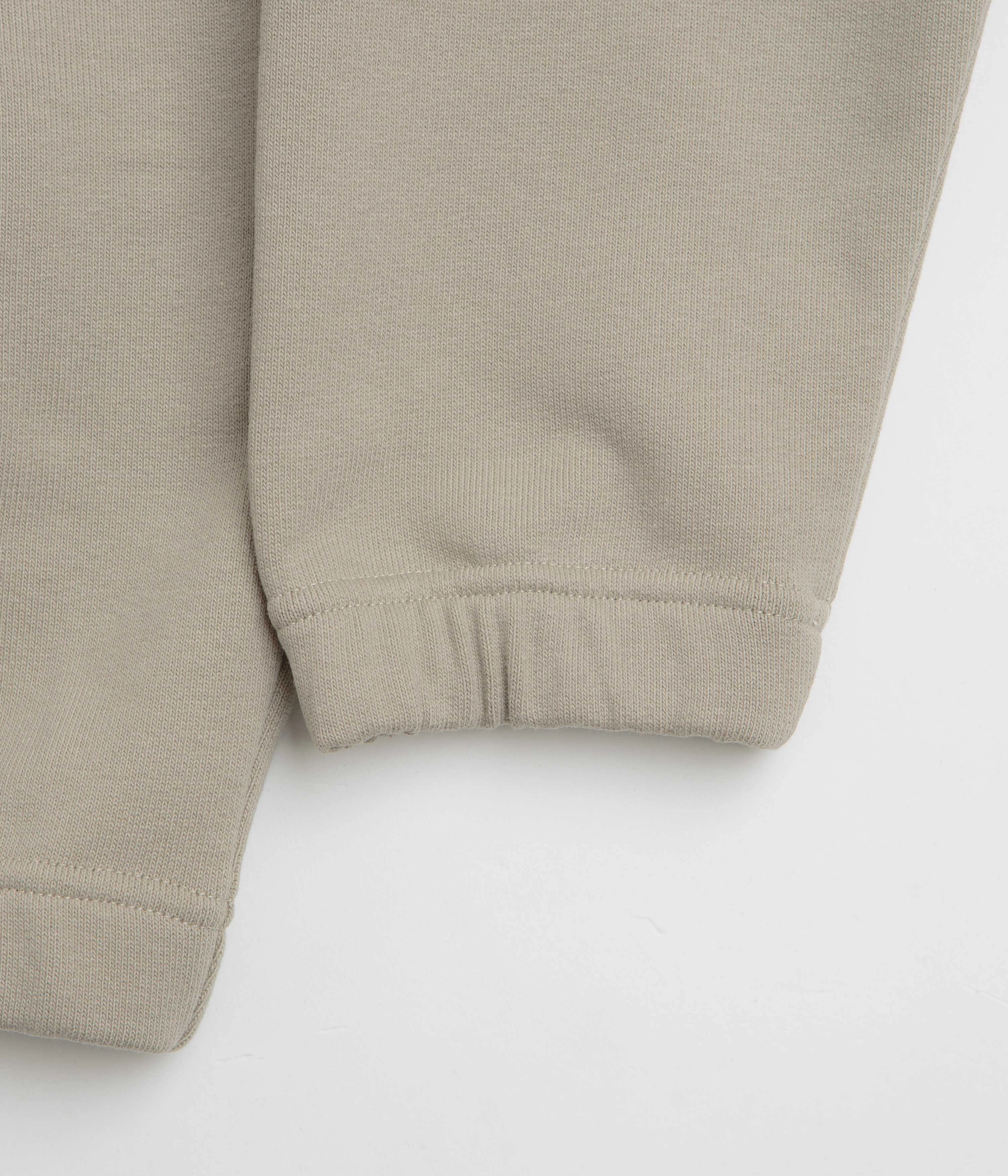 Cozy Choice ROA Heavy Half Zip Sweatshirt - Taupe