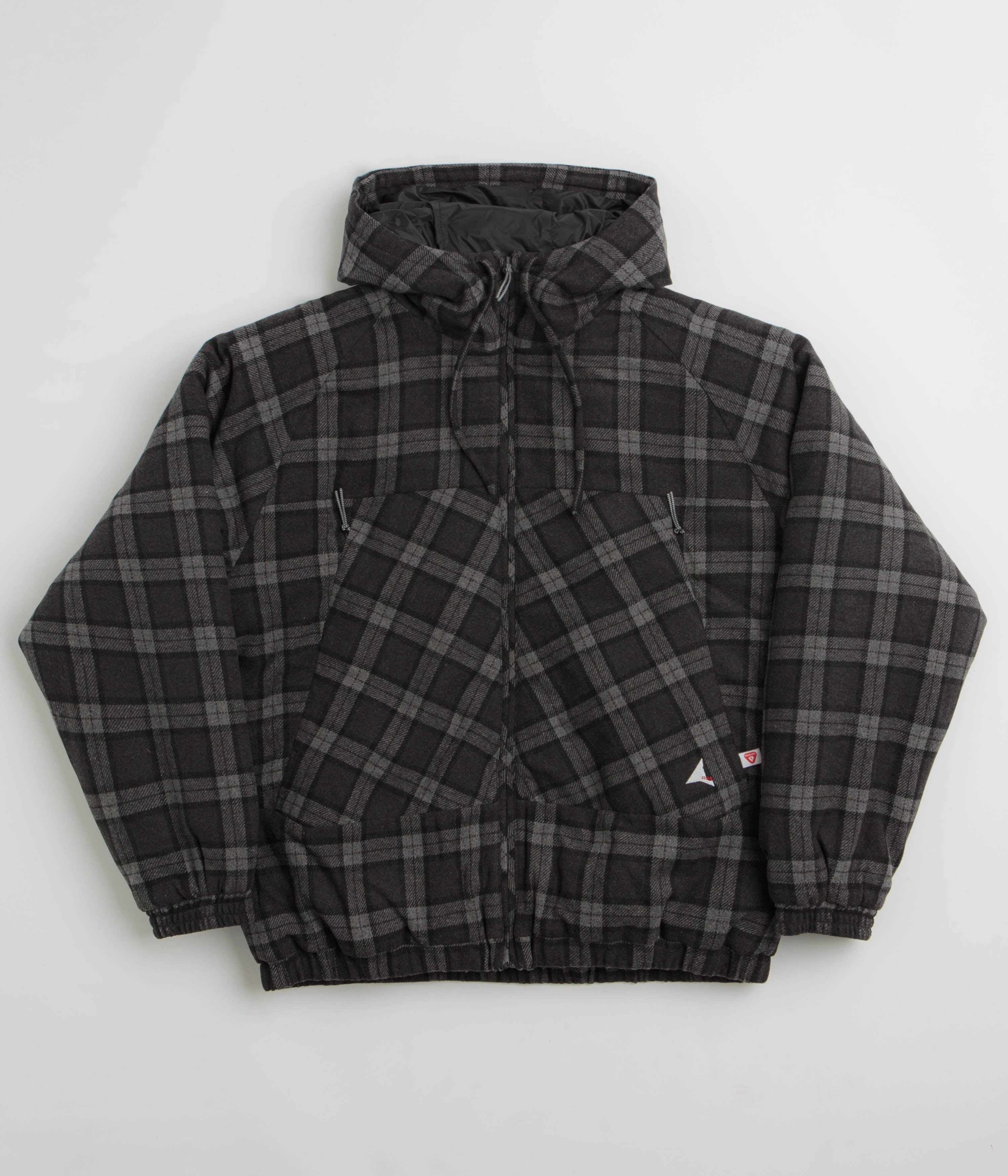 ROA Logger Primaloft Checked Jacket - Anthracite Moisture Wicking Material