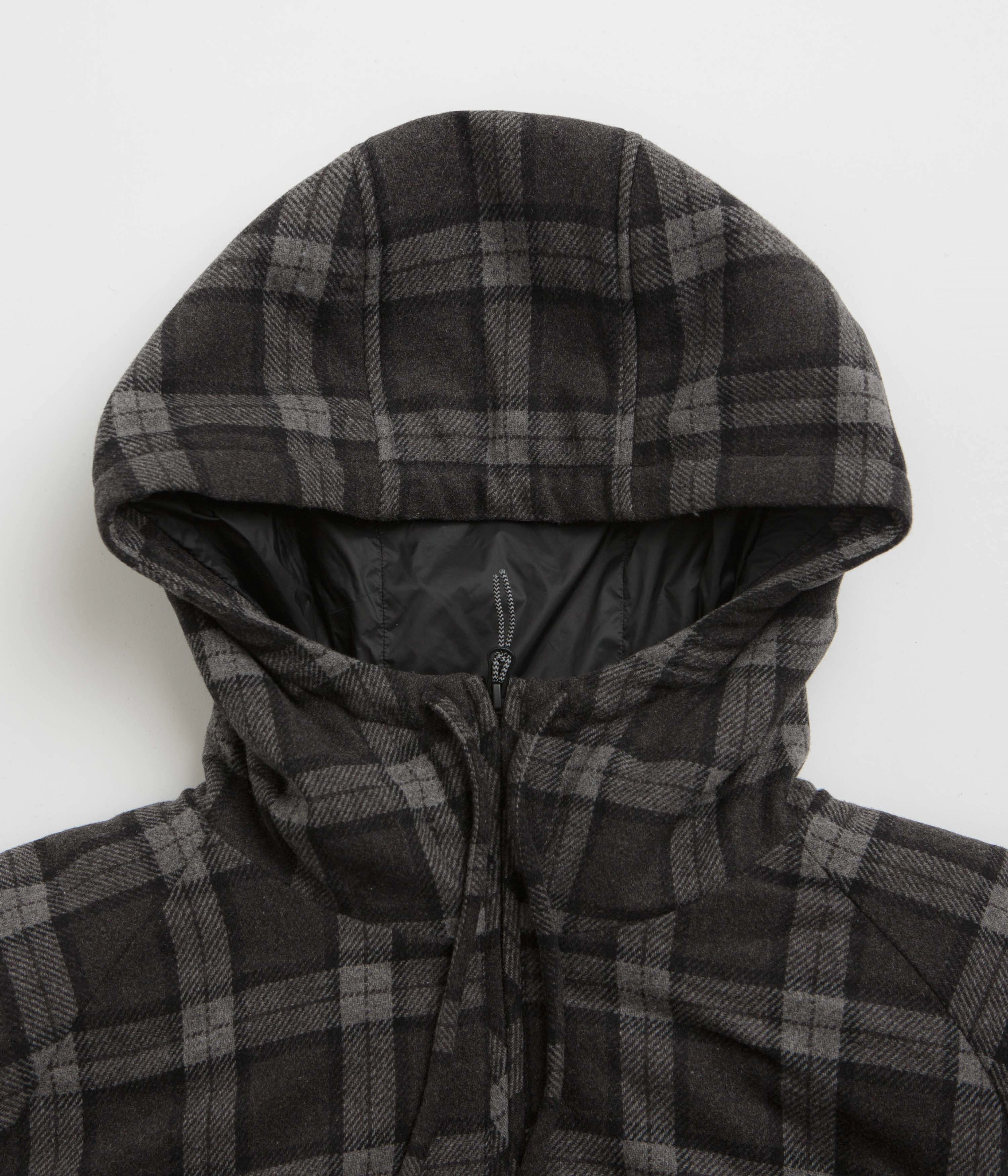 ROA Logger Primaloft Checked Jacket - Anthracite Cool Tone Ergonomic Shoulder Cut