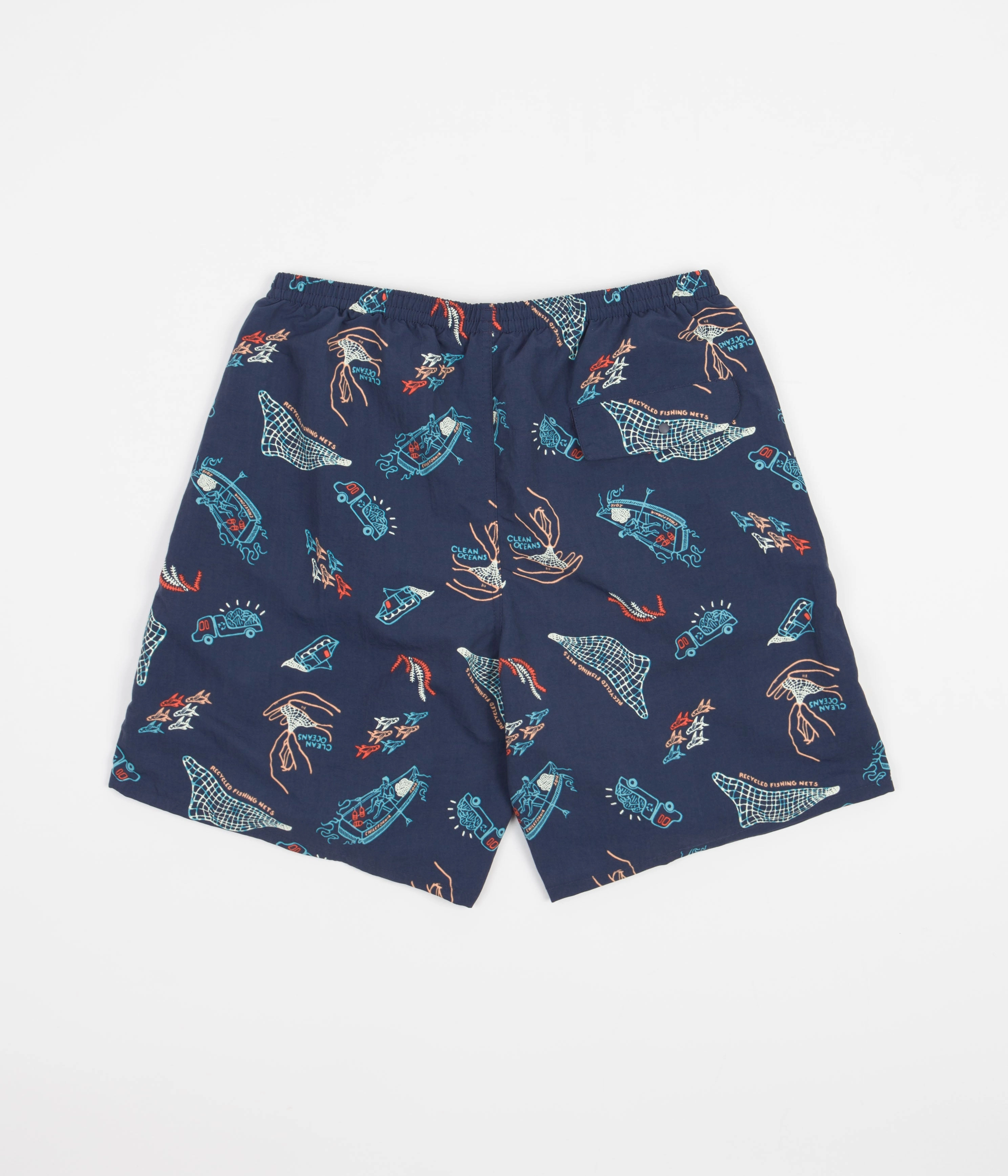 garden party wear Casual Movement Patagonia Baggies Longs 7" Shorts - Clean Currents: Tidepool Blue