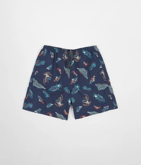 Patagonia Baggies Longs 7" Shorts - Clean Currents: Tidepool Blue Stretch Fit Design