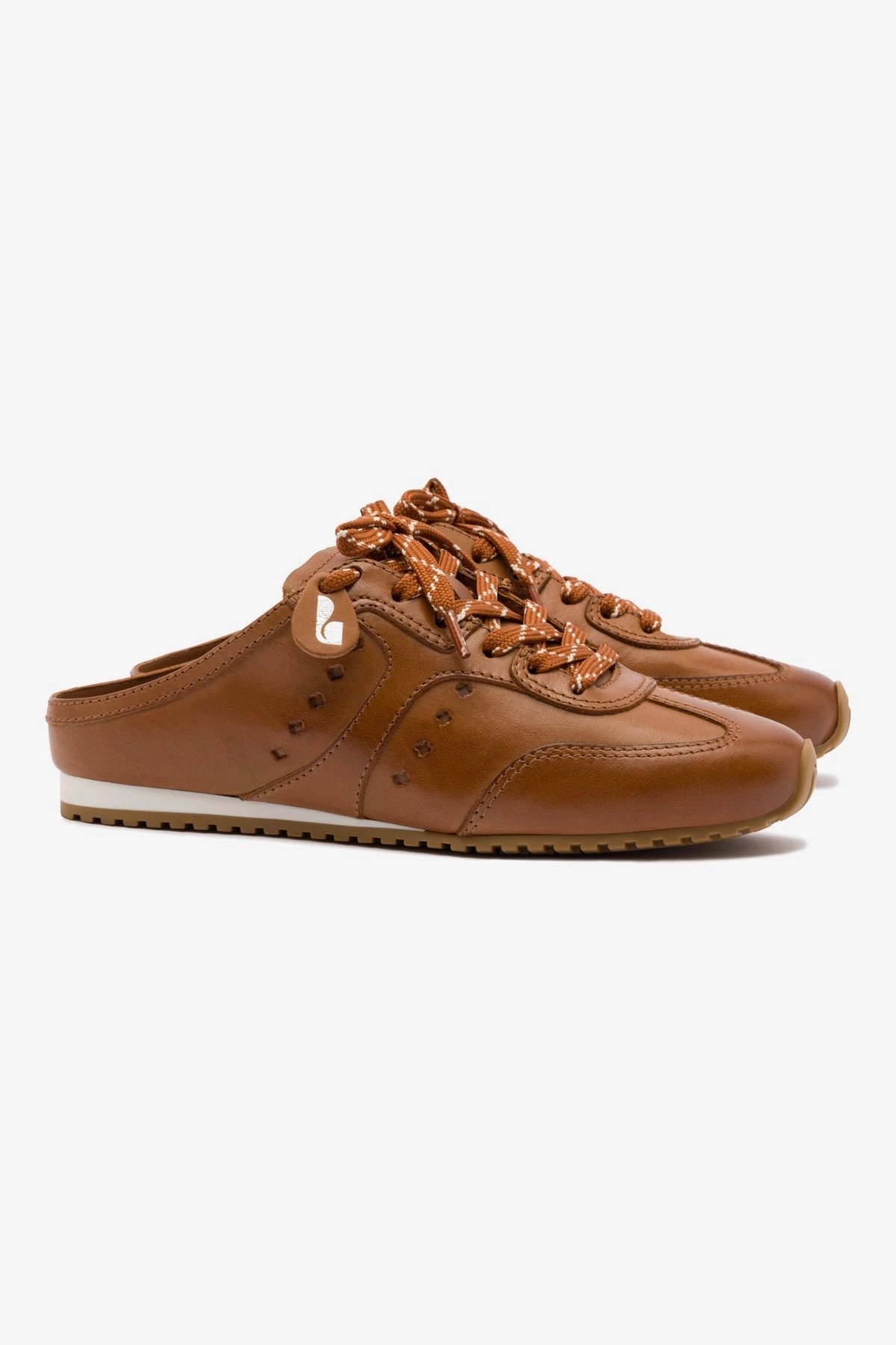 Air Circulation System Stella Mule In Caramel Leather