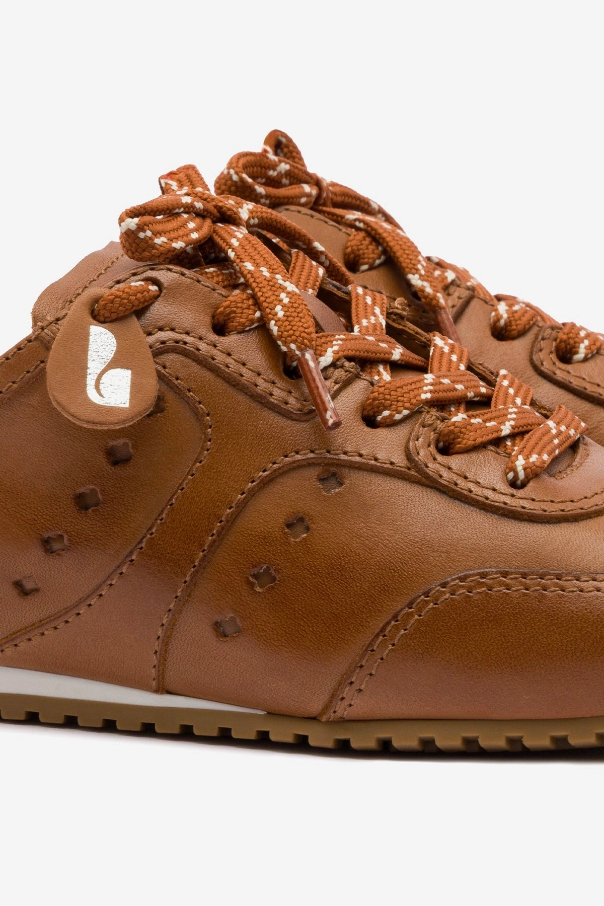 Stella Mule In Caramel Leather Adaptive Look Flex Zones