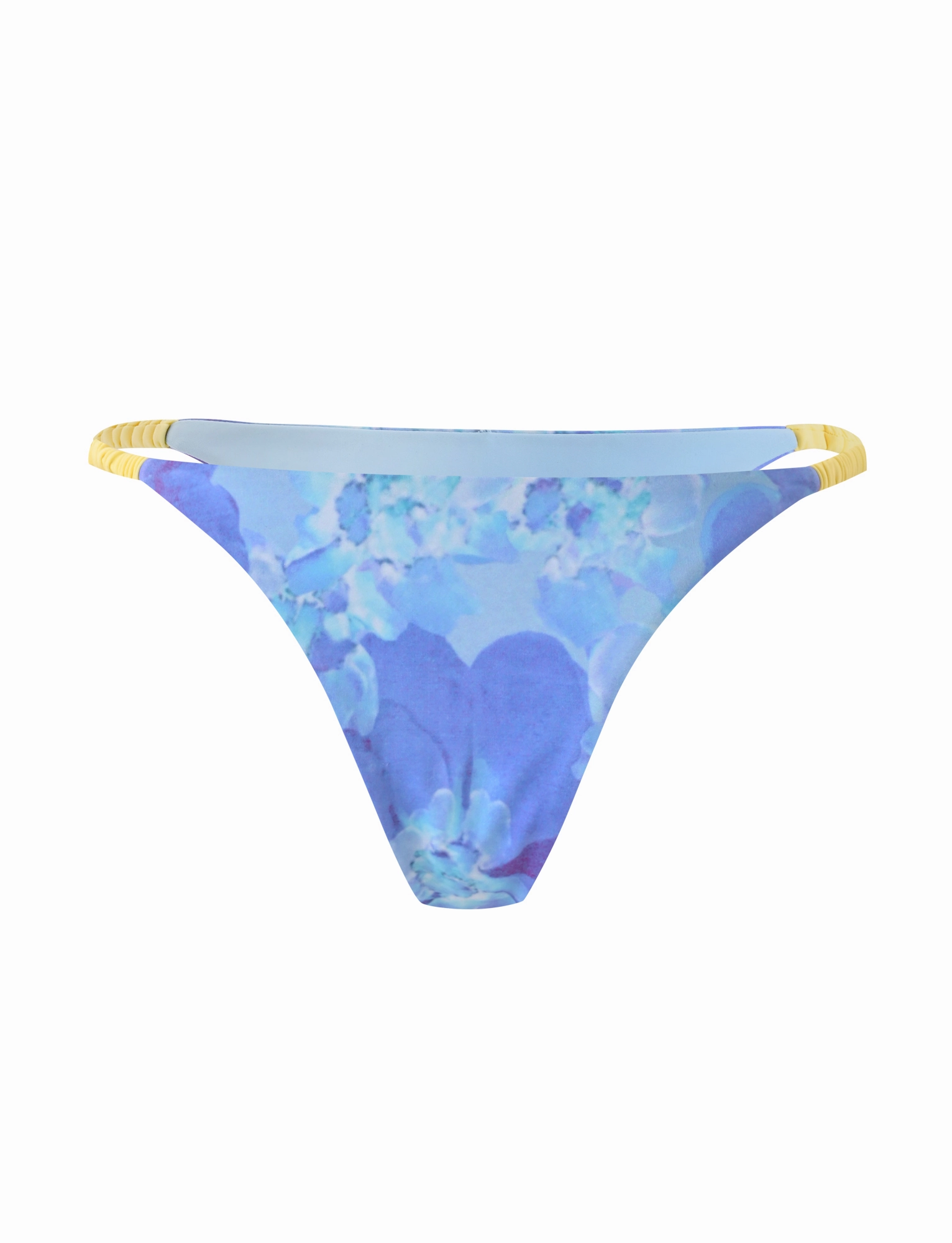 EMBERLAIN BIKINI BOTTOM - BLUE MACRO FLORAL Low Maintenance Pastel-Shades