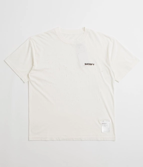 Satisfy MothTech T-Shirt - Off White / Black Urban Casual Look