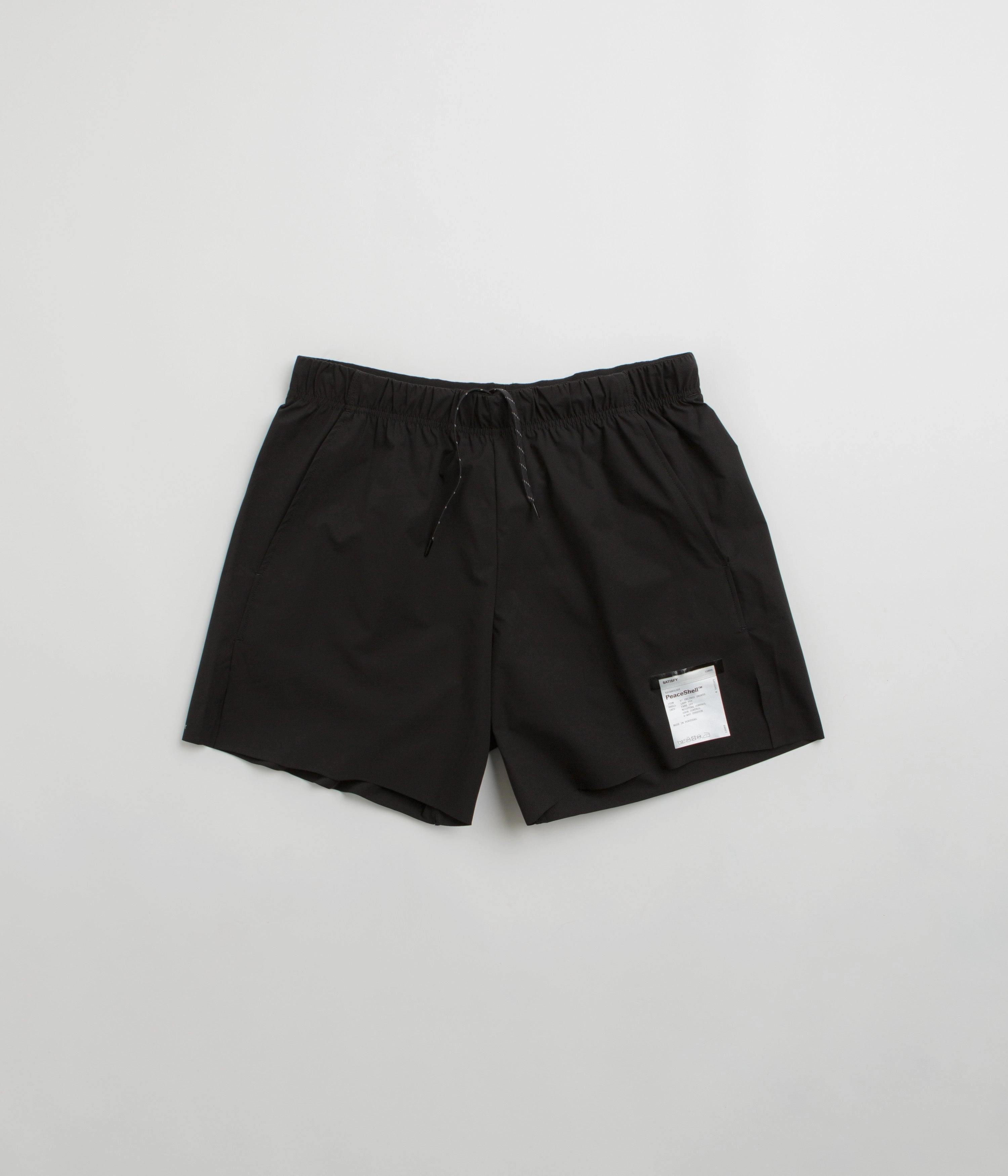 Satisfy PeaceShell 5" Unlined Shorts - Black Business casual