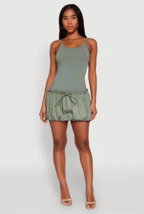 Scoop Neck Bubble Dress Sophisticated Touch Underwire-Support