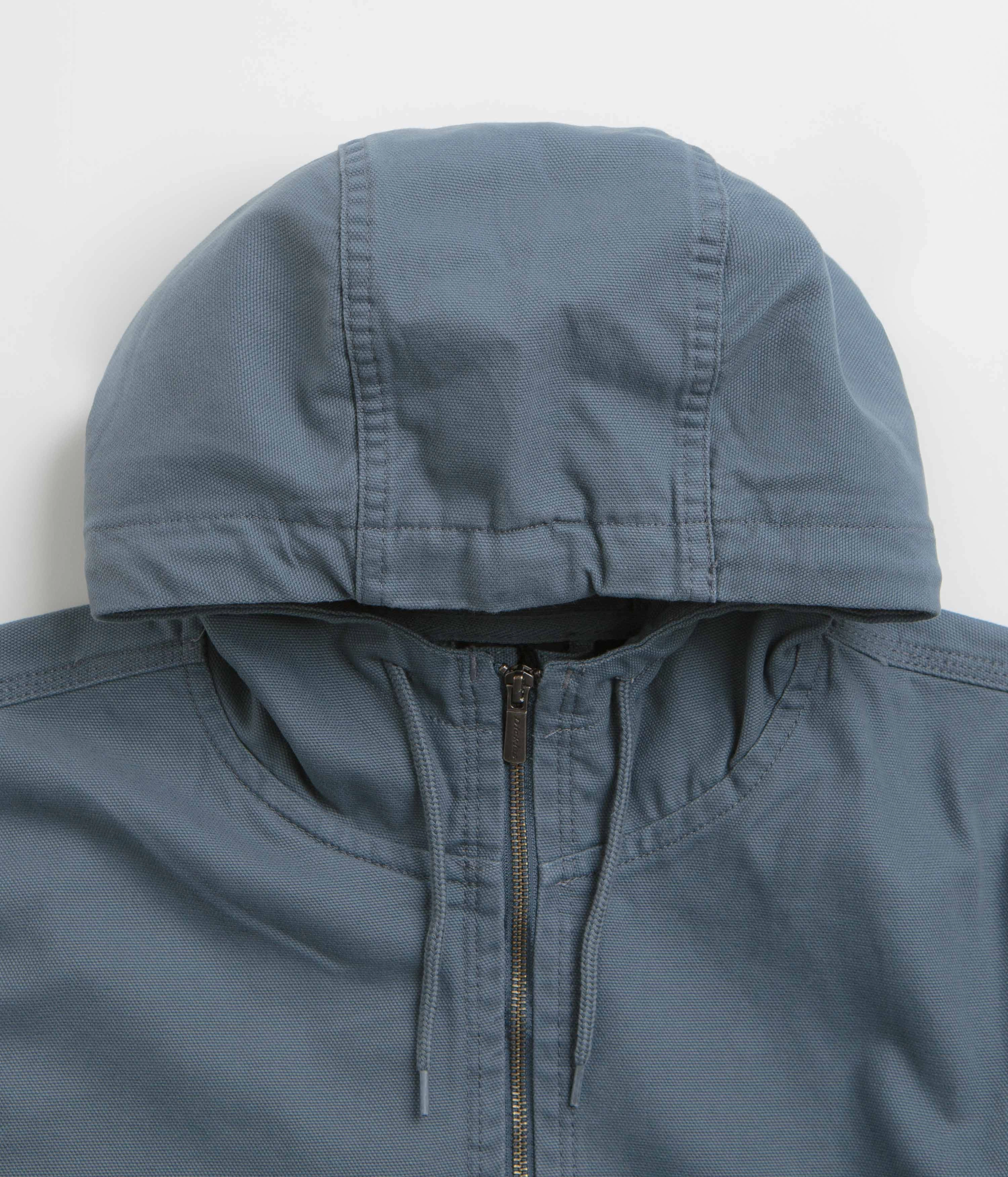 Dickies Duck Canvas Hooded Unlined Jacket - Stormy Weather AbrasionResistantSurface