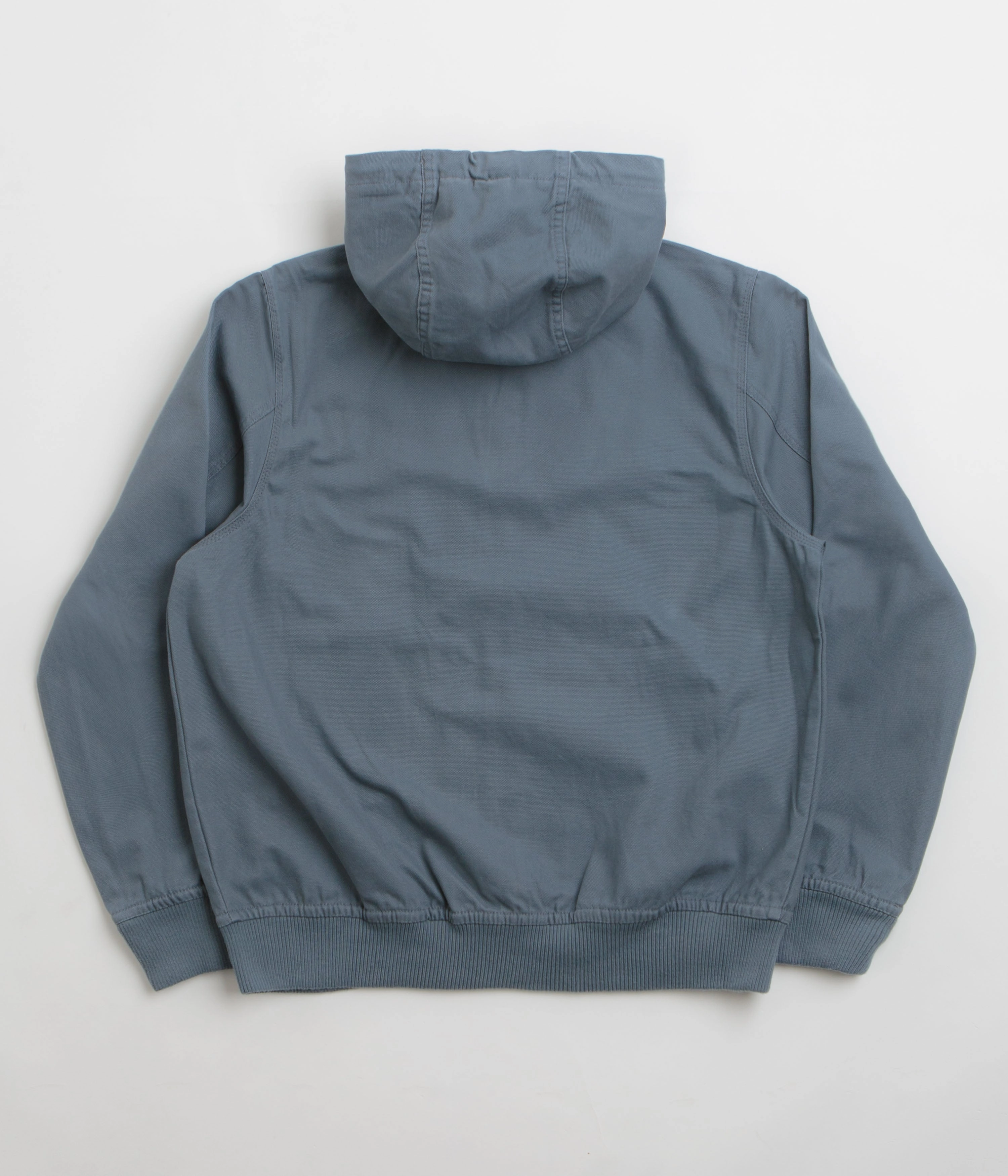 Dickies Duck Canvas Hooded Unlined Jacket - Stormy Weather Light Reflective All Season Versatility