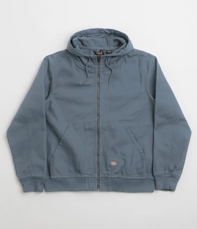 Dickies Duck Canvas Hooded Unlined Jacket - Stormy Weather Hydrophobic Treatment