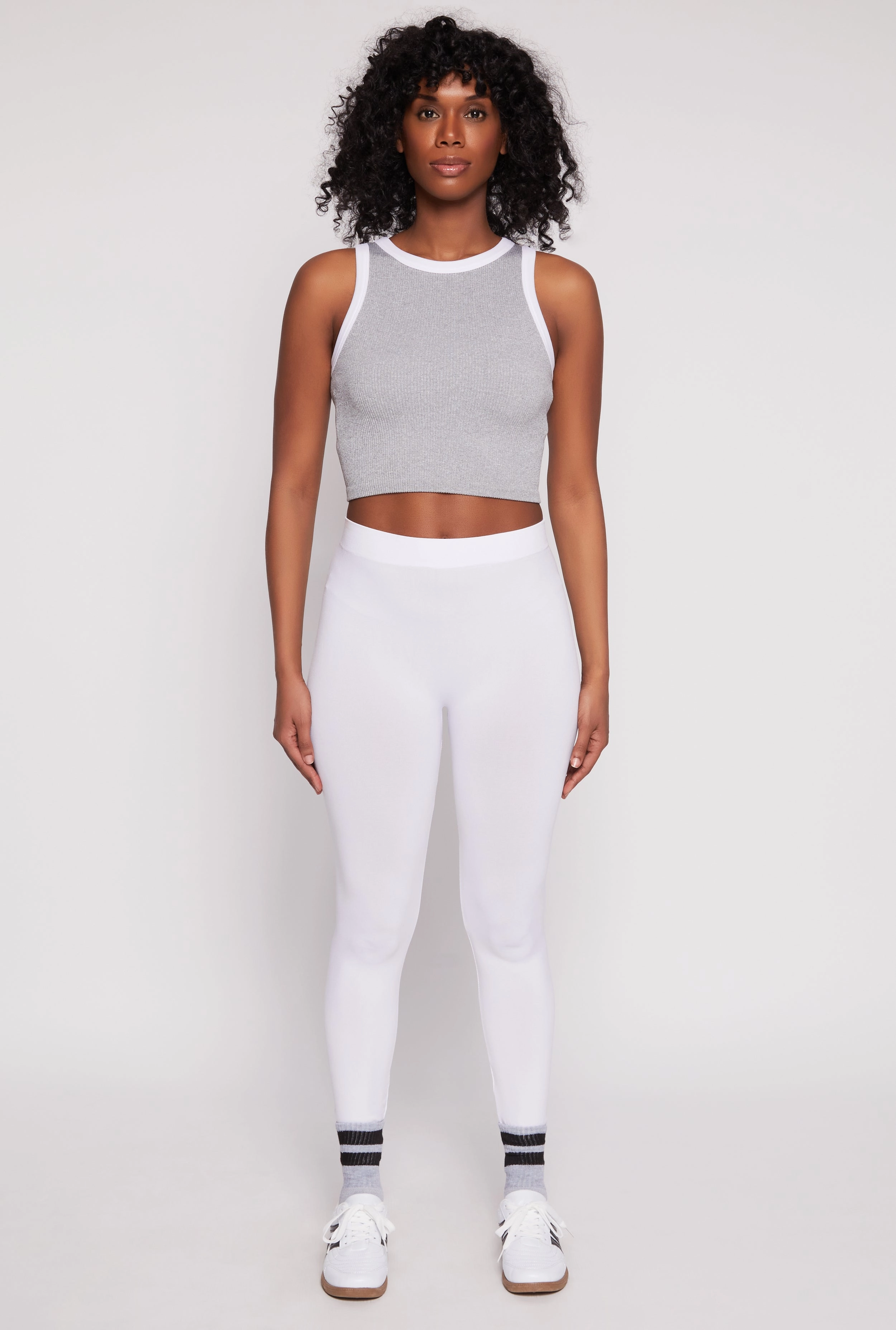 Seamless Basic High Waist Leggings Thermal Warm Holiday Outfit Pro Athlete Mesh Panel