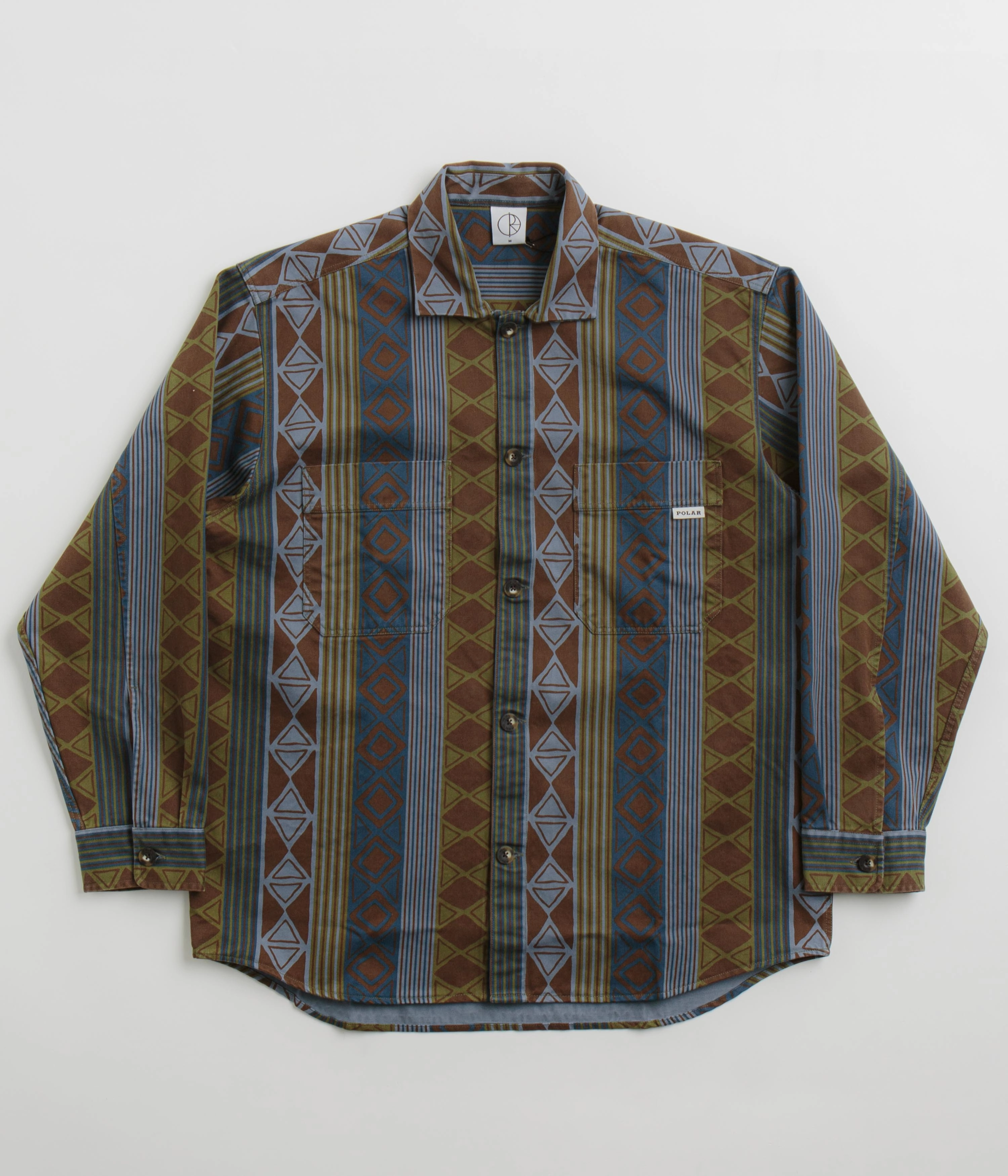 Seam Sealed Technology Polar Big Boy Overshirt - Blue Green Mix