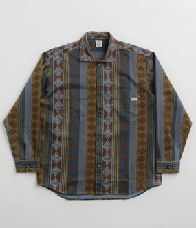 Seam Sealed Technology Polar Big Boy Overshirt - Blue Green Mix