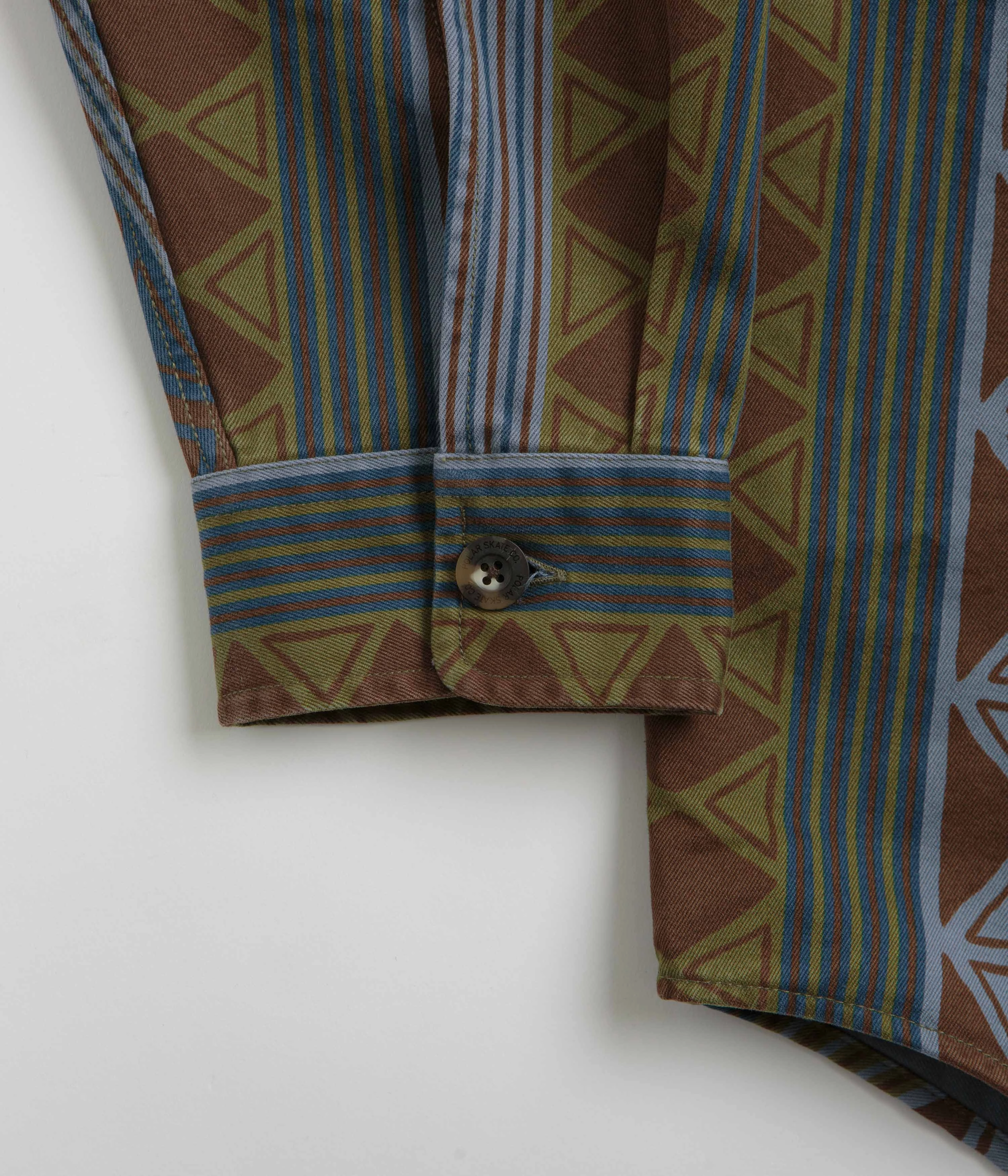 Polar Big Boy Overshirt - Blue Green Mix Water Resistant Layered Cuff System