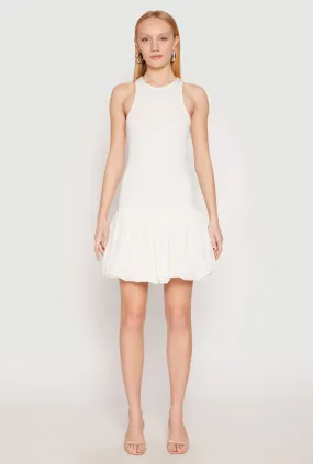Almost Famous Racerback Tank Bubble Hem Dress Understated Glam