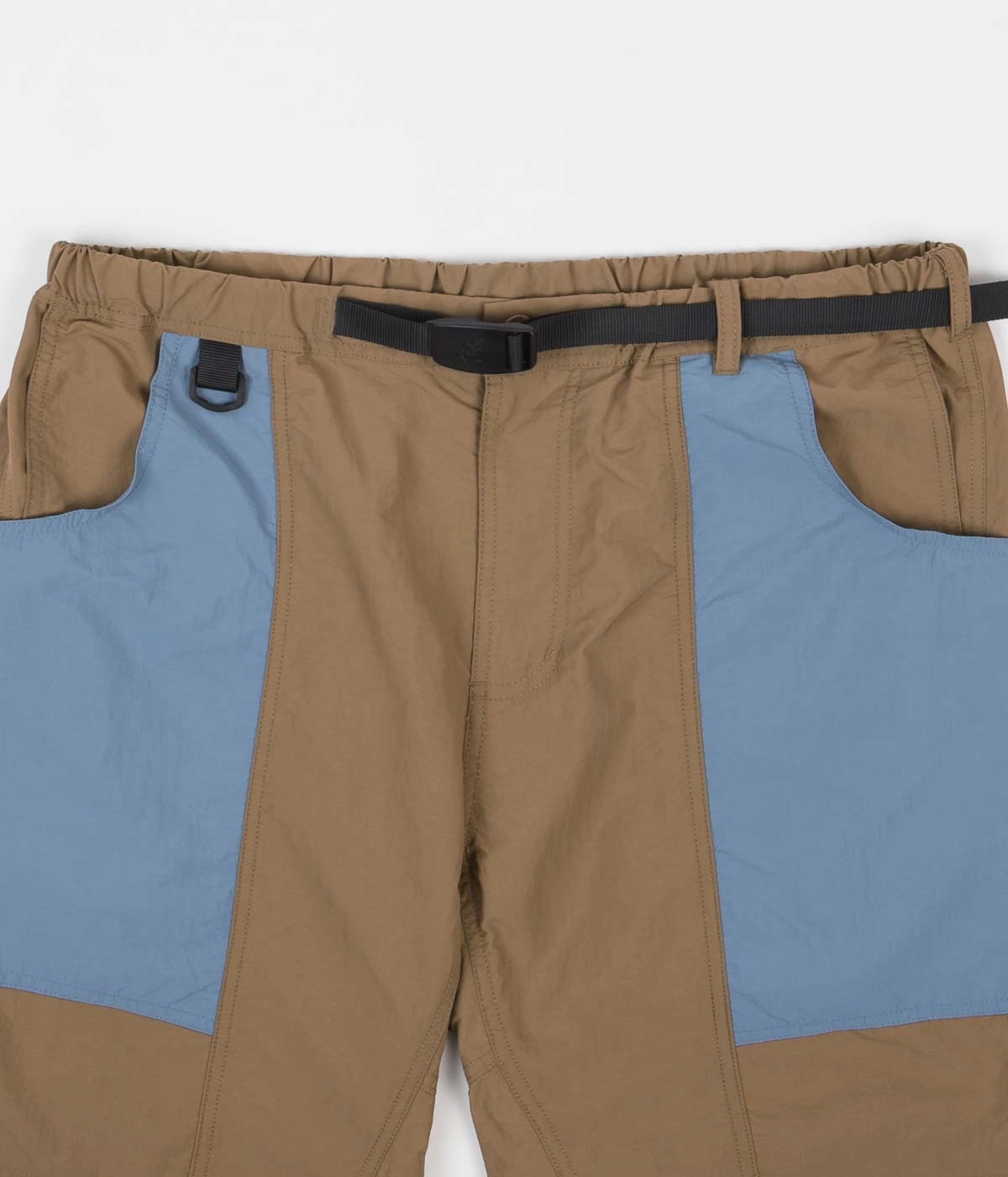Minimal Waist Gramicci Shell Gear Shorts - Tan / Sax