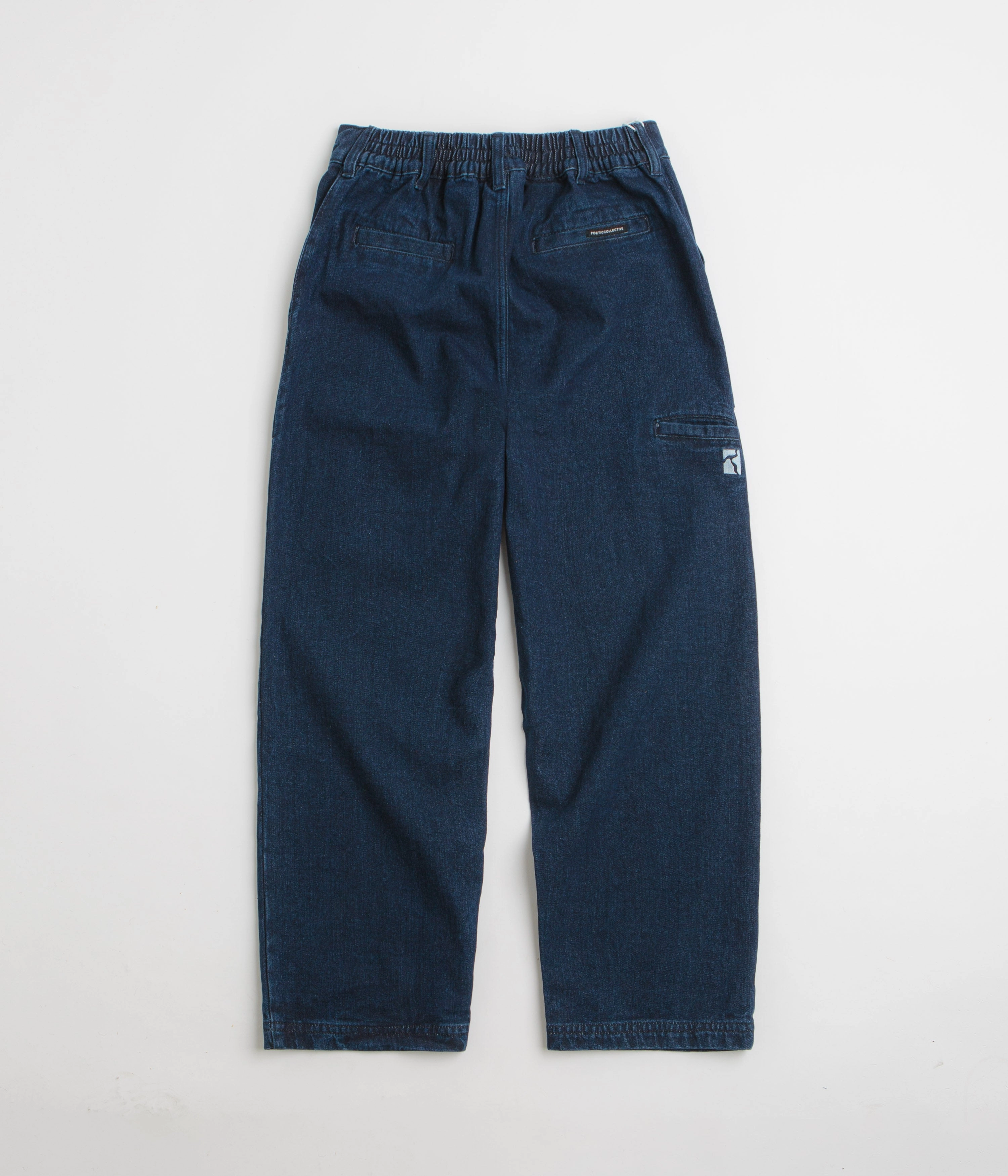 Poetic Collective Painter Pants - Classic Denim / Black Versatile Comfort Wear Roomy Shape