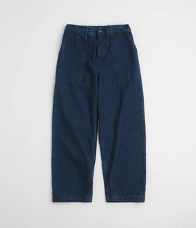 Soft Texture Layered Protection Poetic Collective Painter Pants - Classic Denim / Black