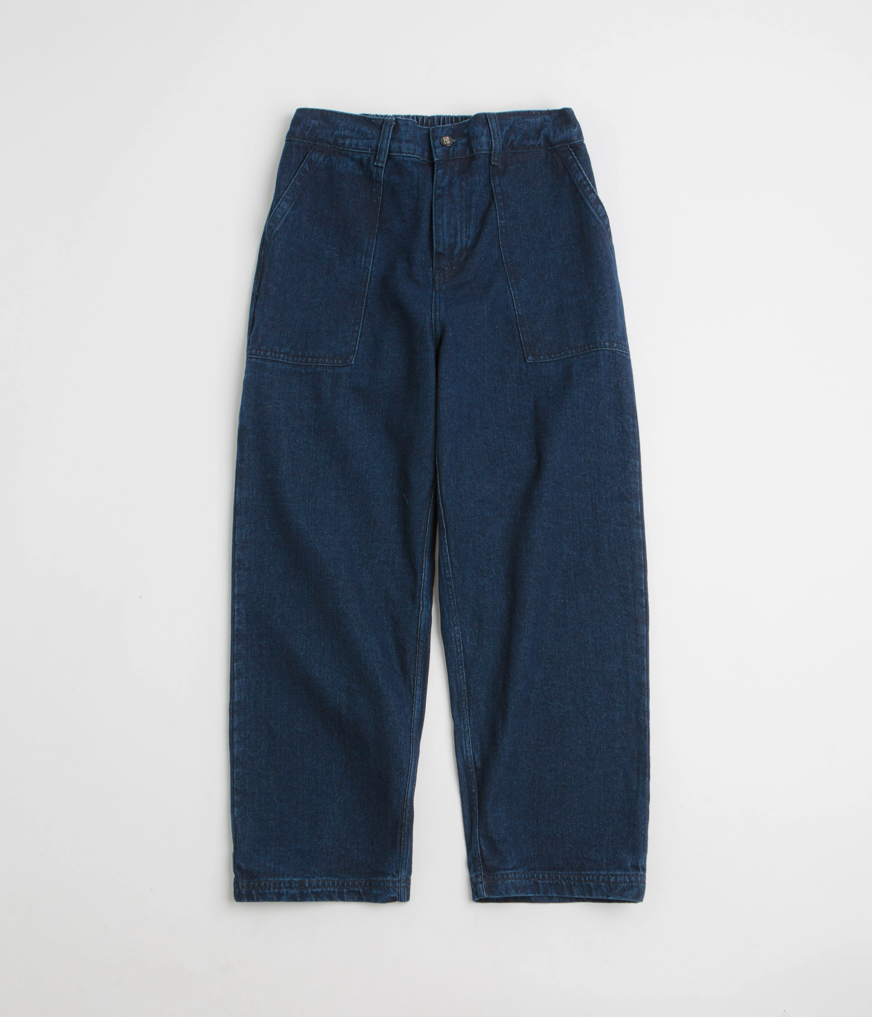 Soft Texture Layered Protection Poetic Collective Painter Pants - Classic Denim / Black