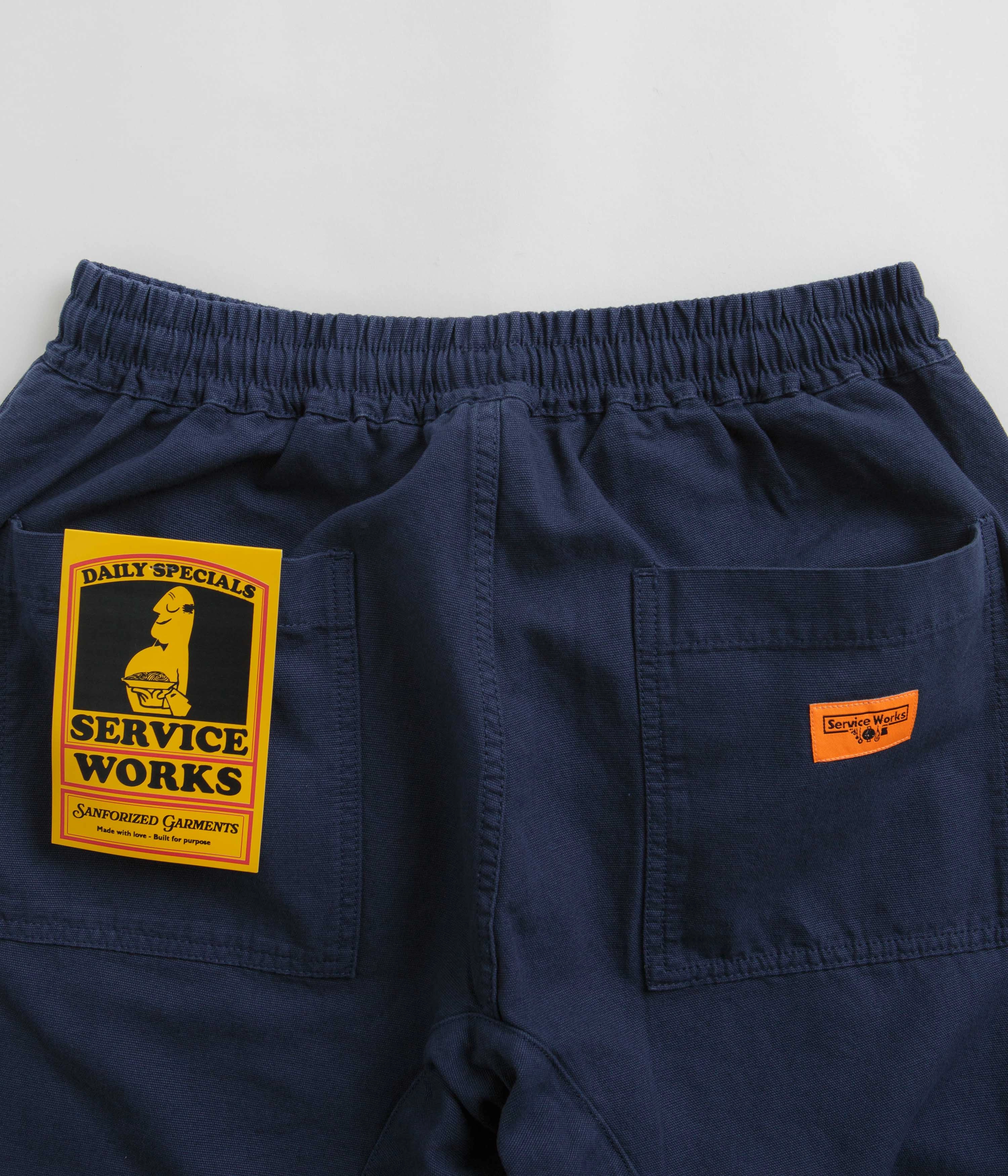 RecyclablePackaging Service Works Classic Chef Pants - Navy