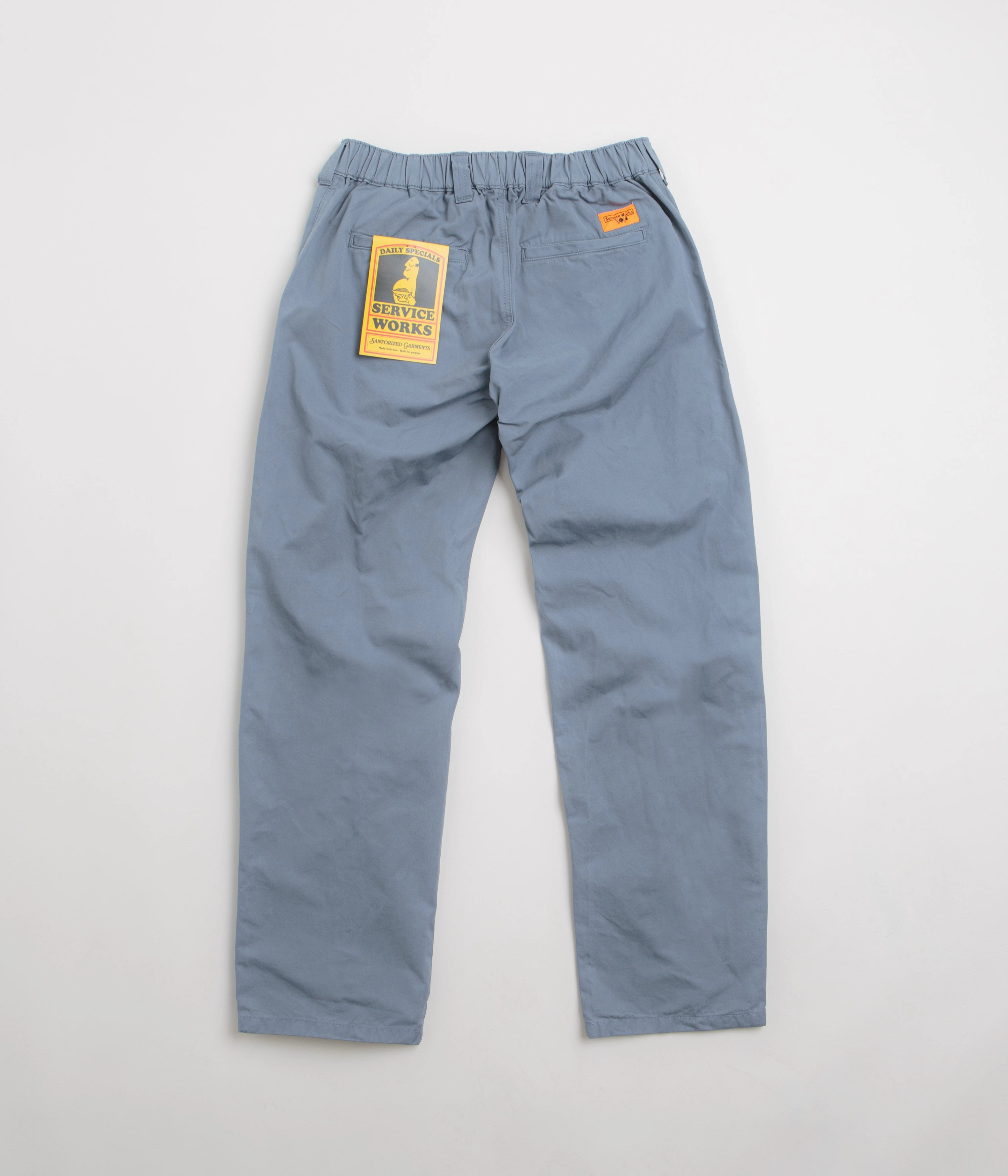 Breathable Layer Fit Service Works Dense Twill Waiter Pants - Harbour