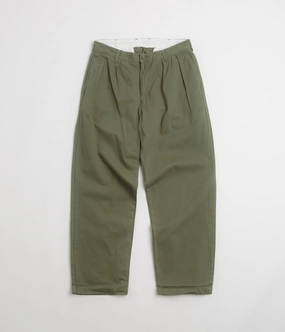 Service Works Drill Part Timer Pants - Olive Quick Wear Travel-Ready