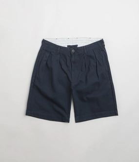 Service Works Drill Part Timer Shorts - Navy High Elasticity Blend