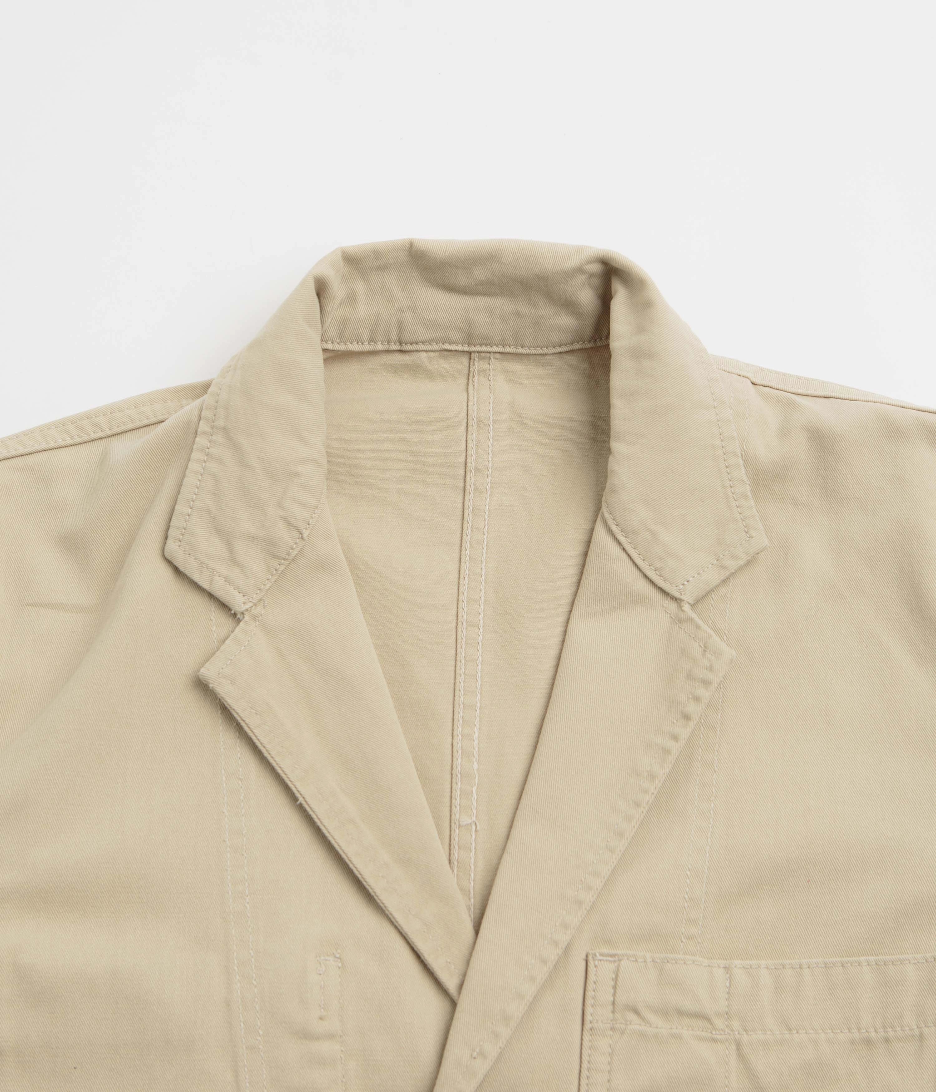 Service Works Drill Server Suit Jacket - Khaki Secure Closure System Climate Adaptive Design