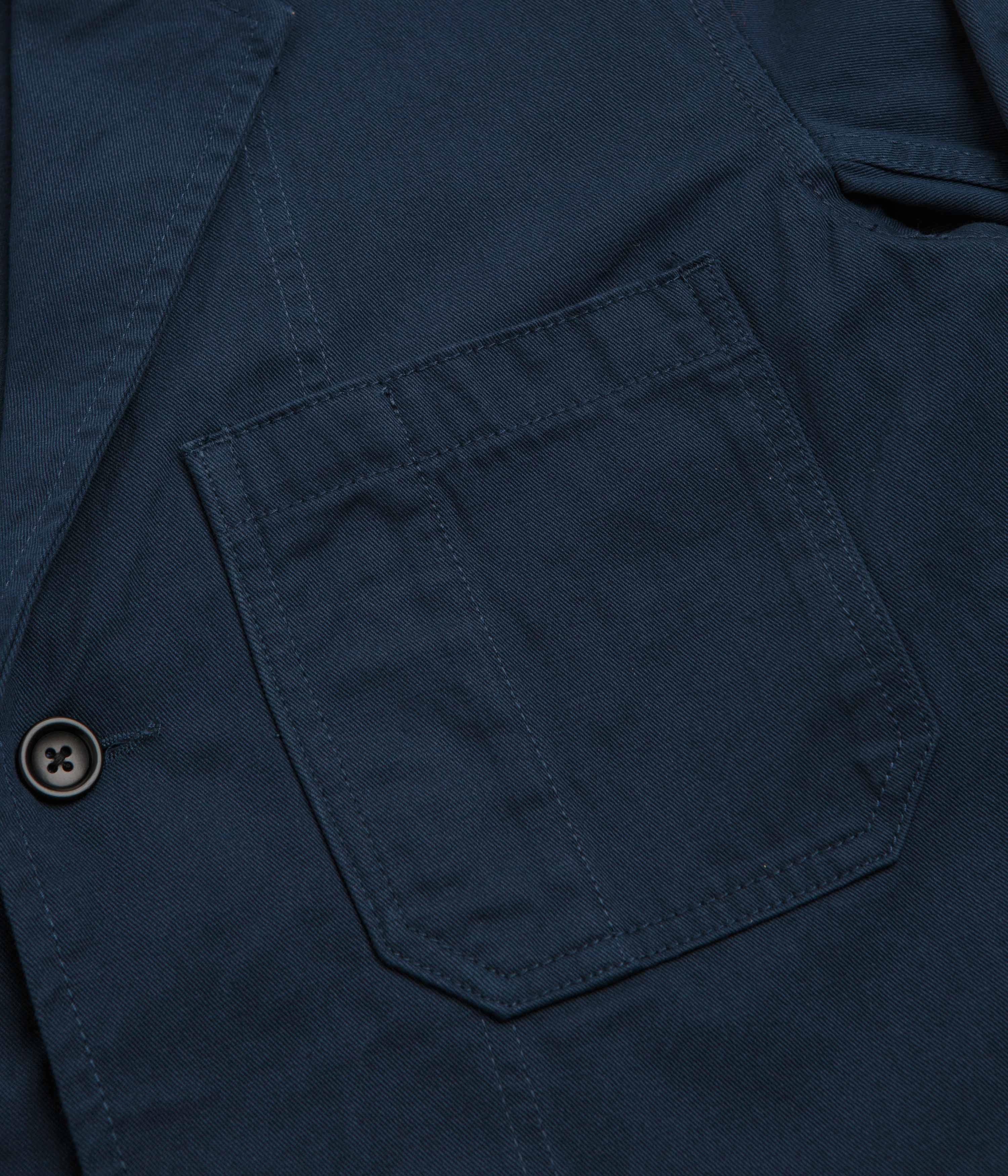 Service Works Drill Server Suit Jacket - Navy Taped Seam Waterproofing