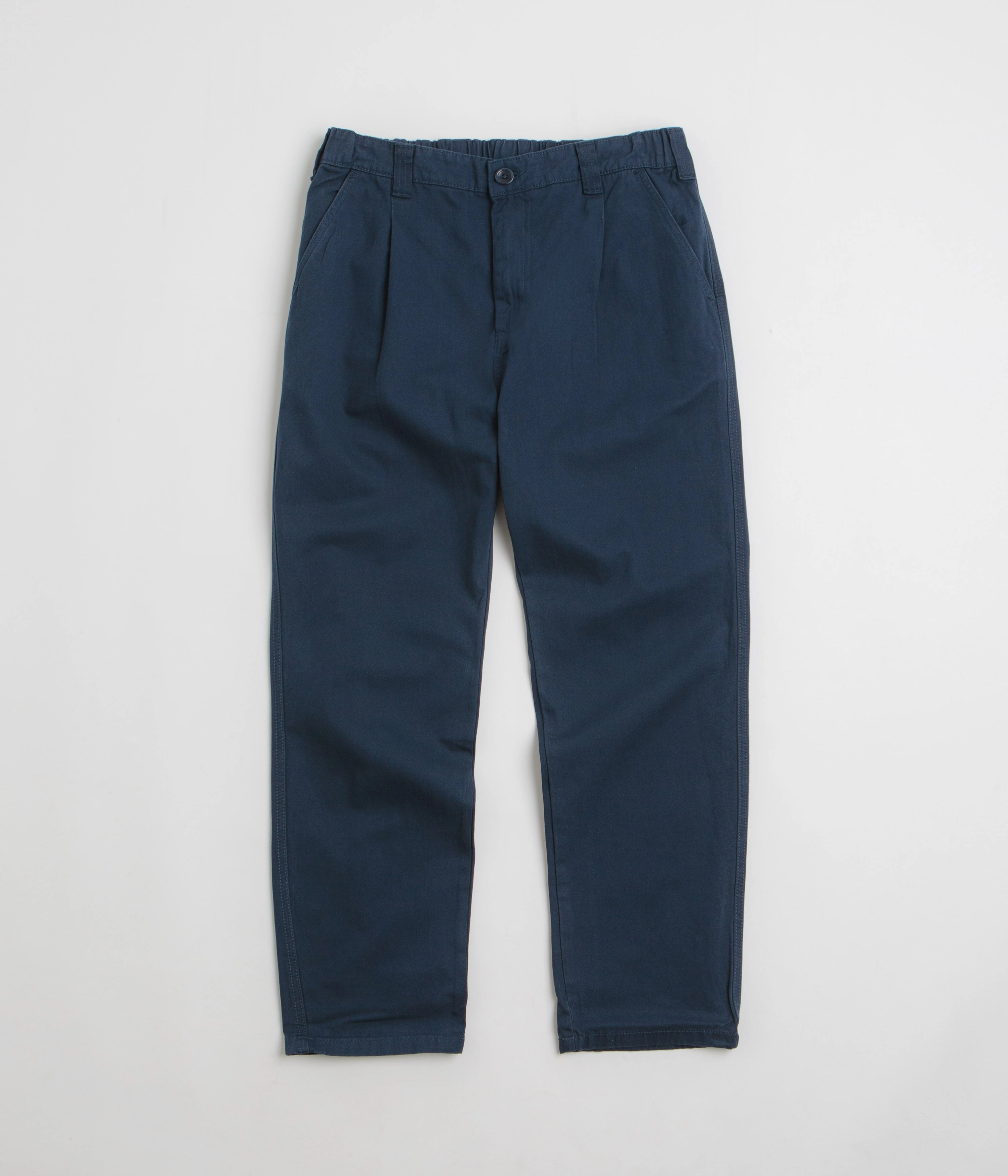 Service Works Drill Waiter Pants - Navy AllDayComfort Shape Retention
