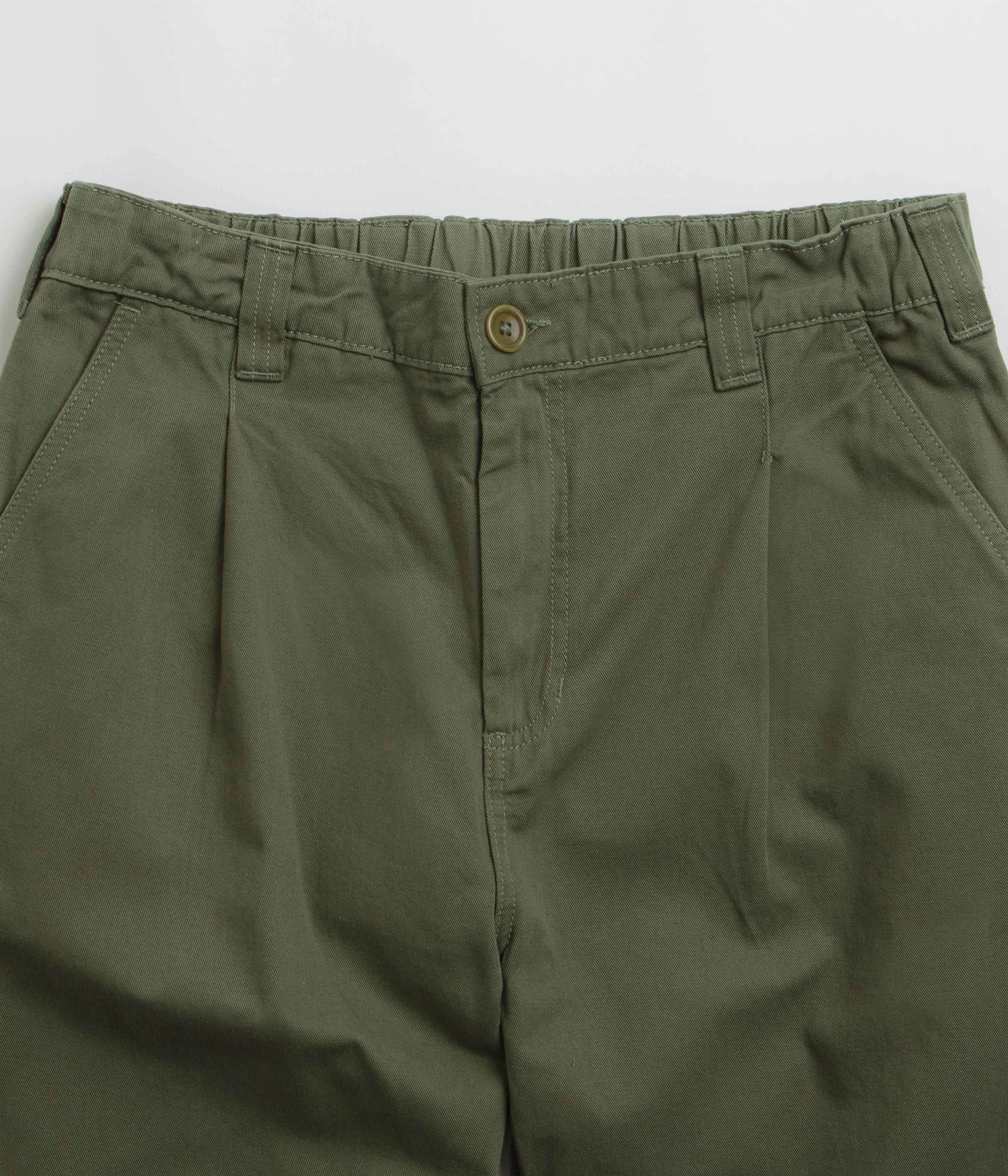 Comfortable Layers Service Works Drill Waiter Pants - Olive