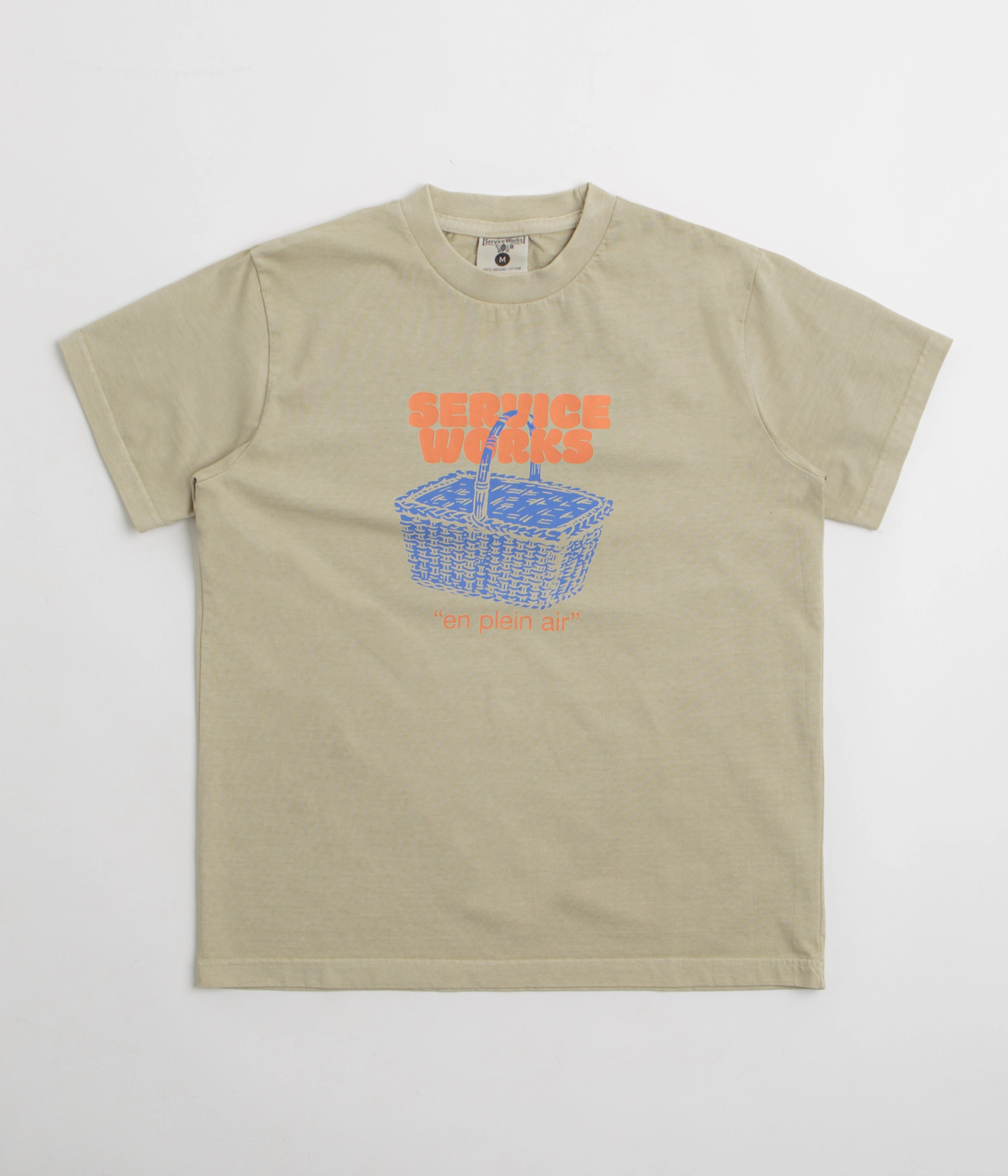 Service Works En Plein Air T-Shirt - Stone Prom
