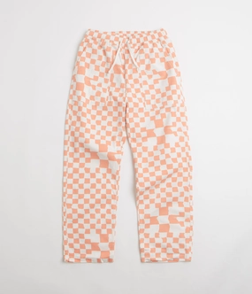 Service Works Printed Chef Pants - Salmon Checker RegularFit Body Fit