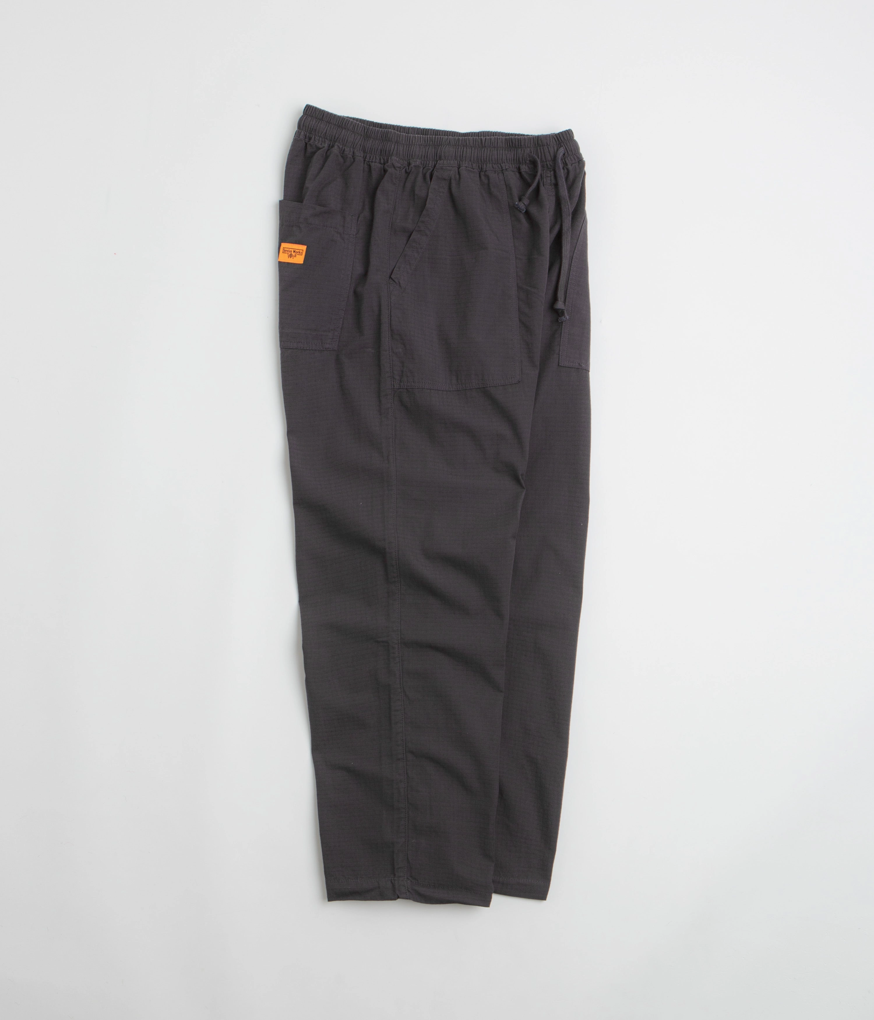Weather resistant Service Works Ripstop Chef Pants - Washed Black