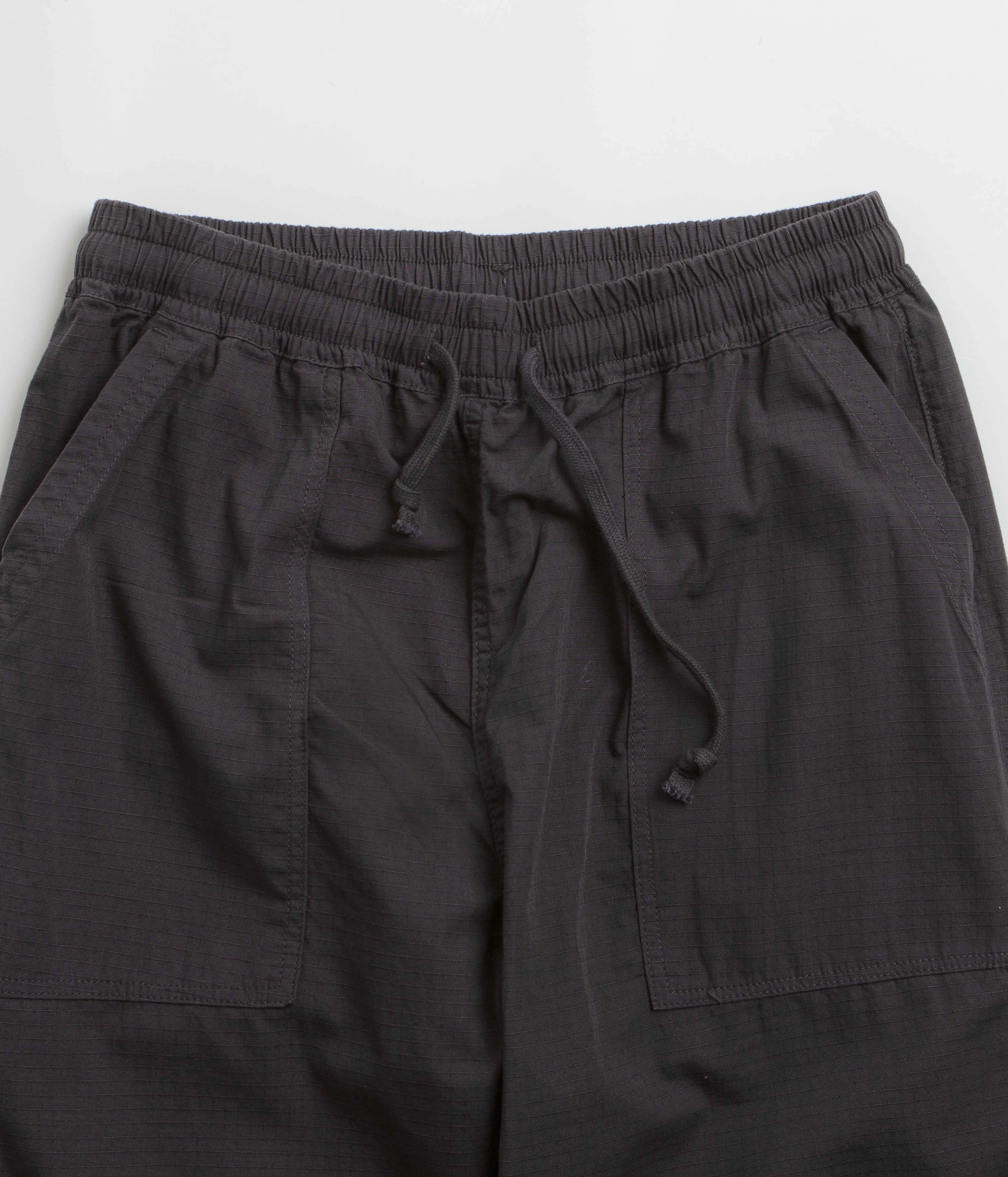 Sporty Style Wide fit Service Works Ripstop Chef Pants - Washed Black