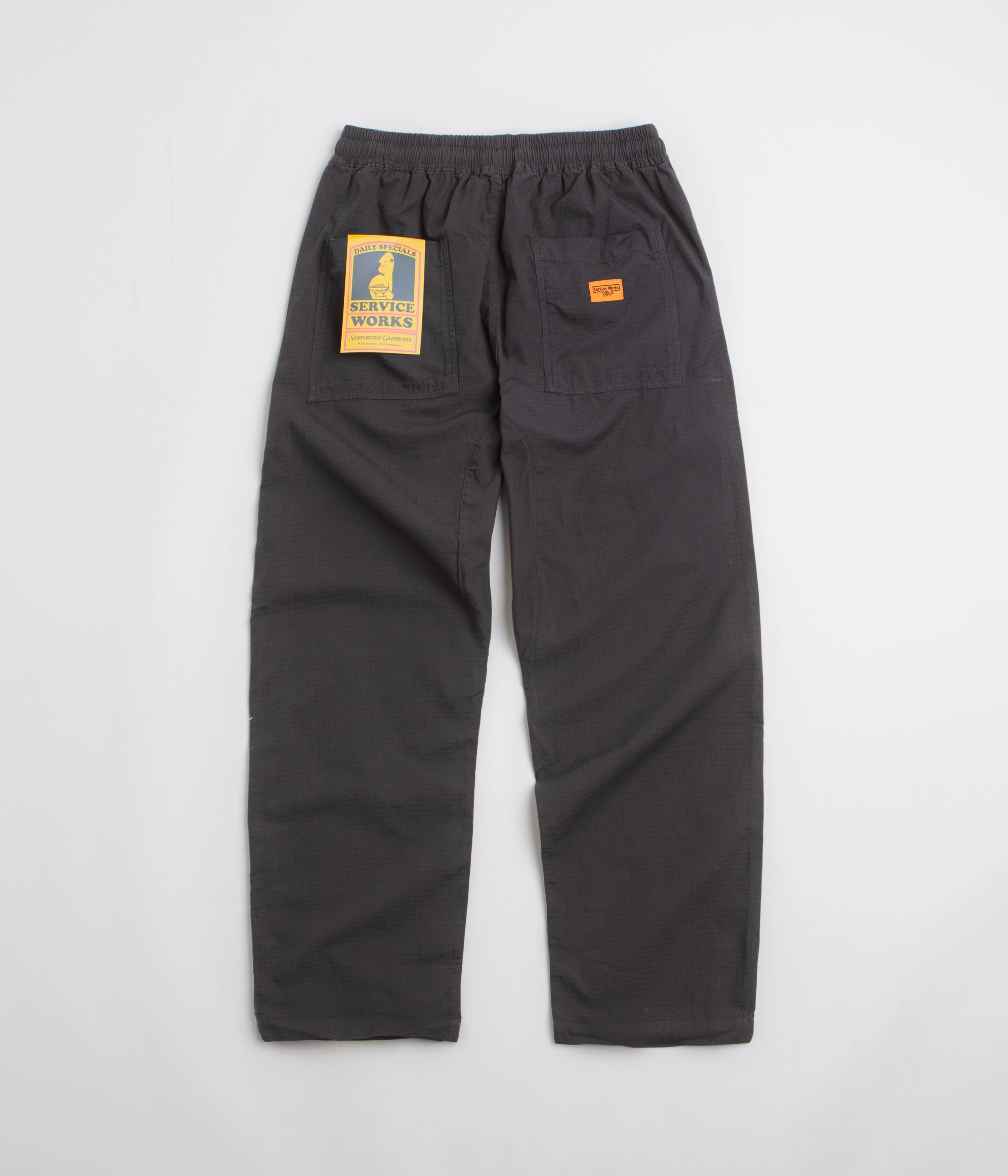 Basic Stretch luxe feel Service Works Ripstop Chef Pants - Washed Black