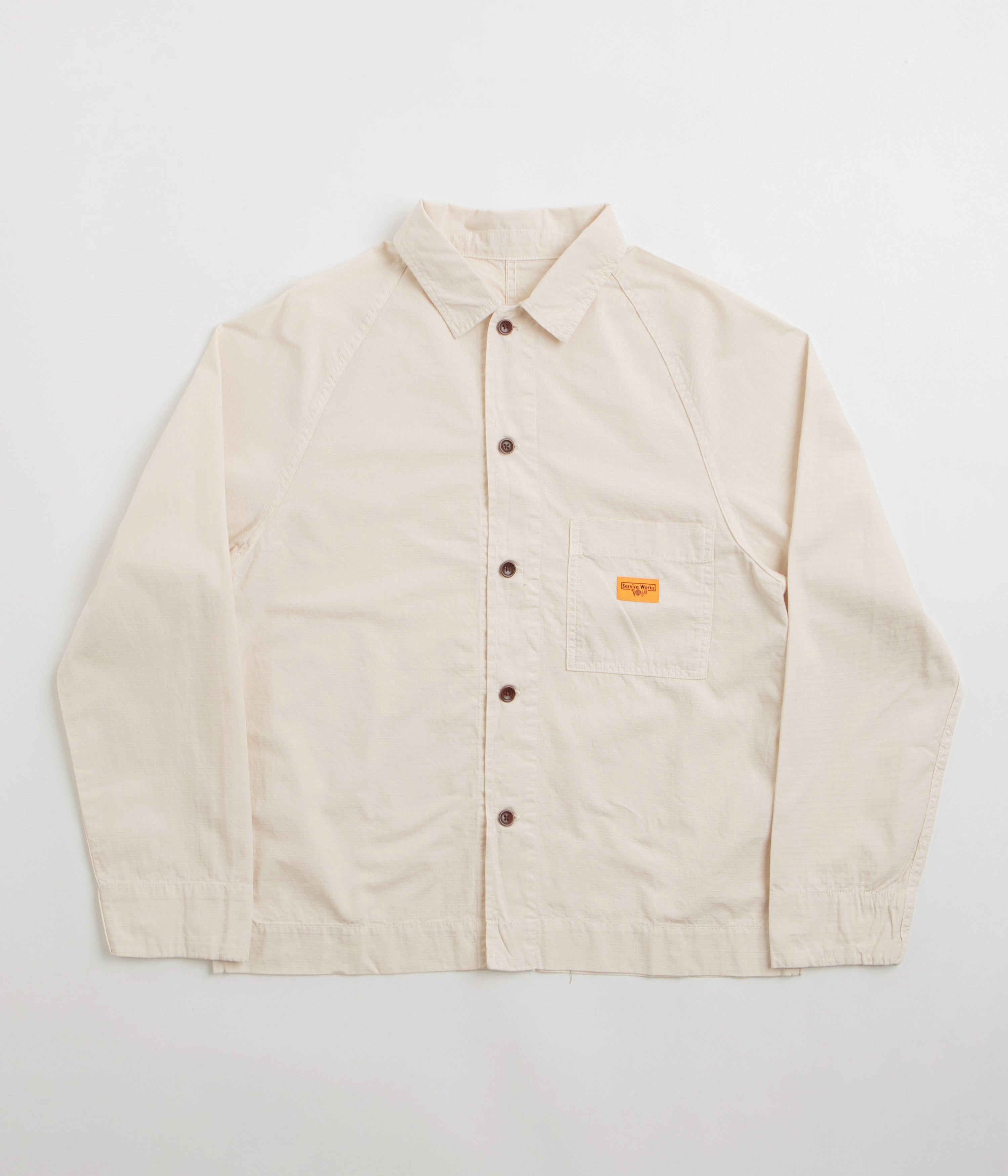 Service Works Ripstop FOH Jacket - Bone Softshell Technology Sport Fit