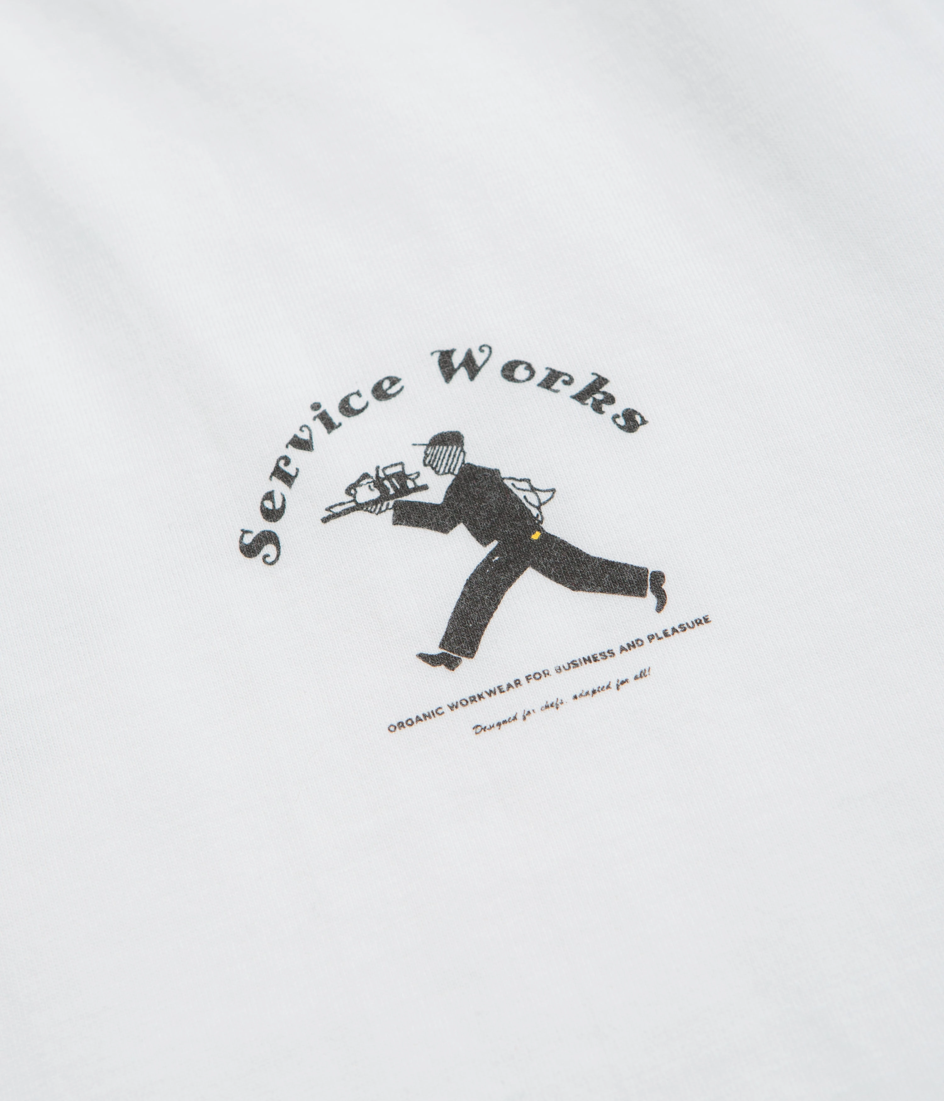 Service Works Waiter T-Shirt - White Fashion Layering in demand