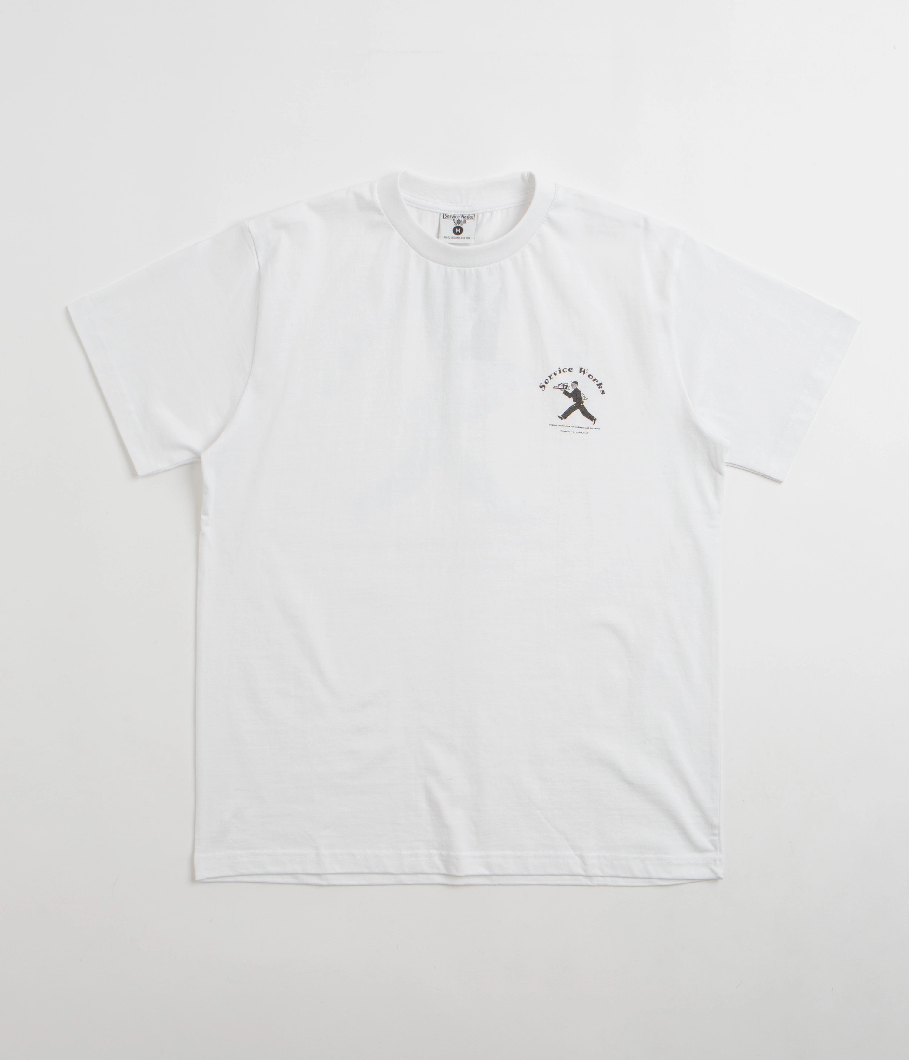 Layering Comfort Service Works Waiter T-Shirt - White
