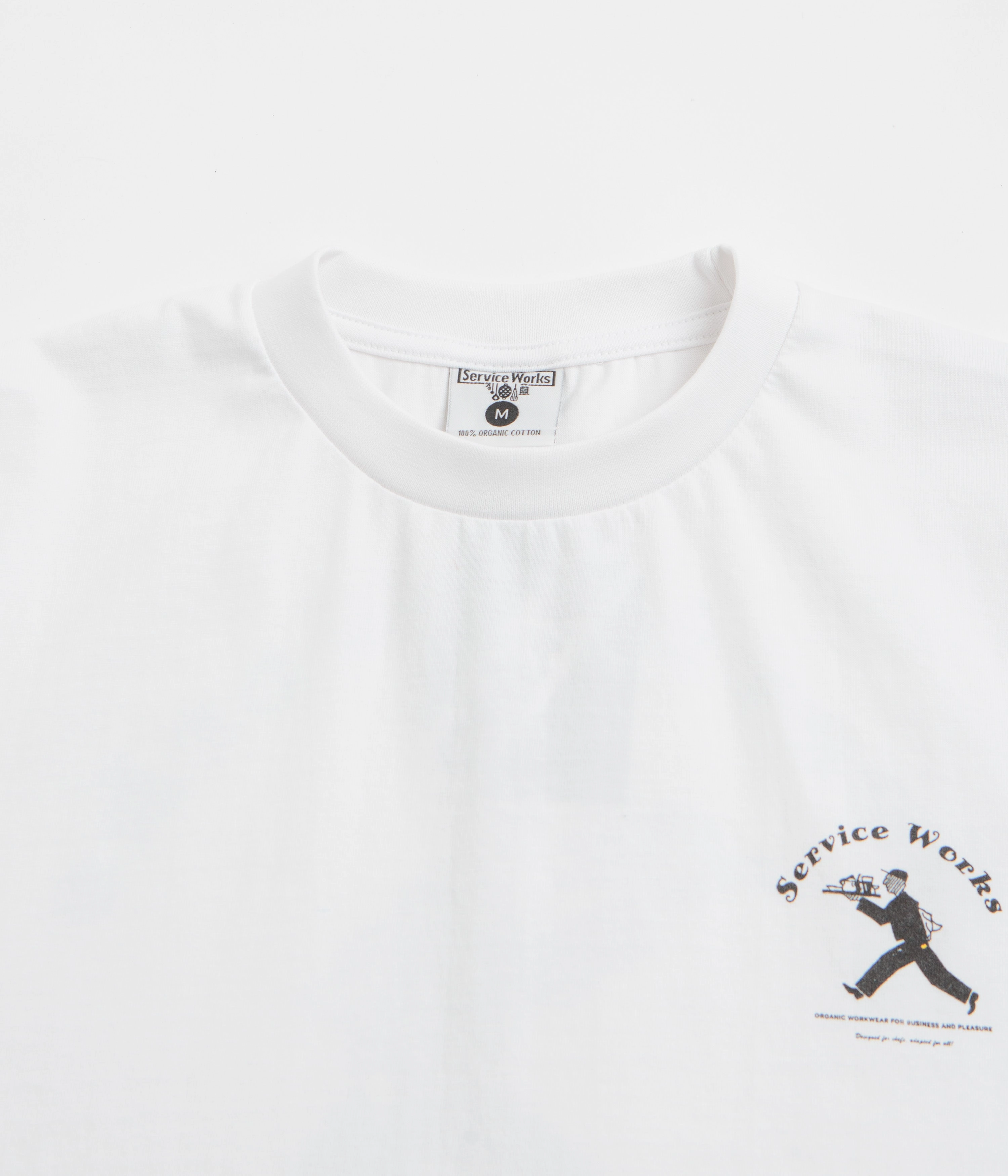 SunProtectionFabric Service Works Waiter T-Shirt - White