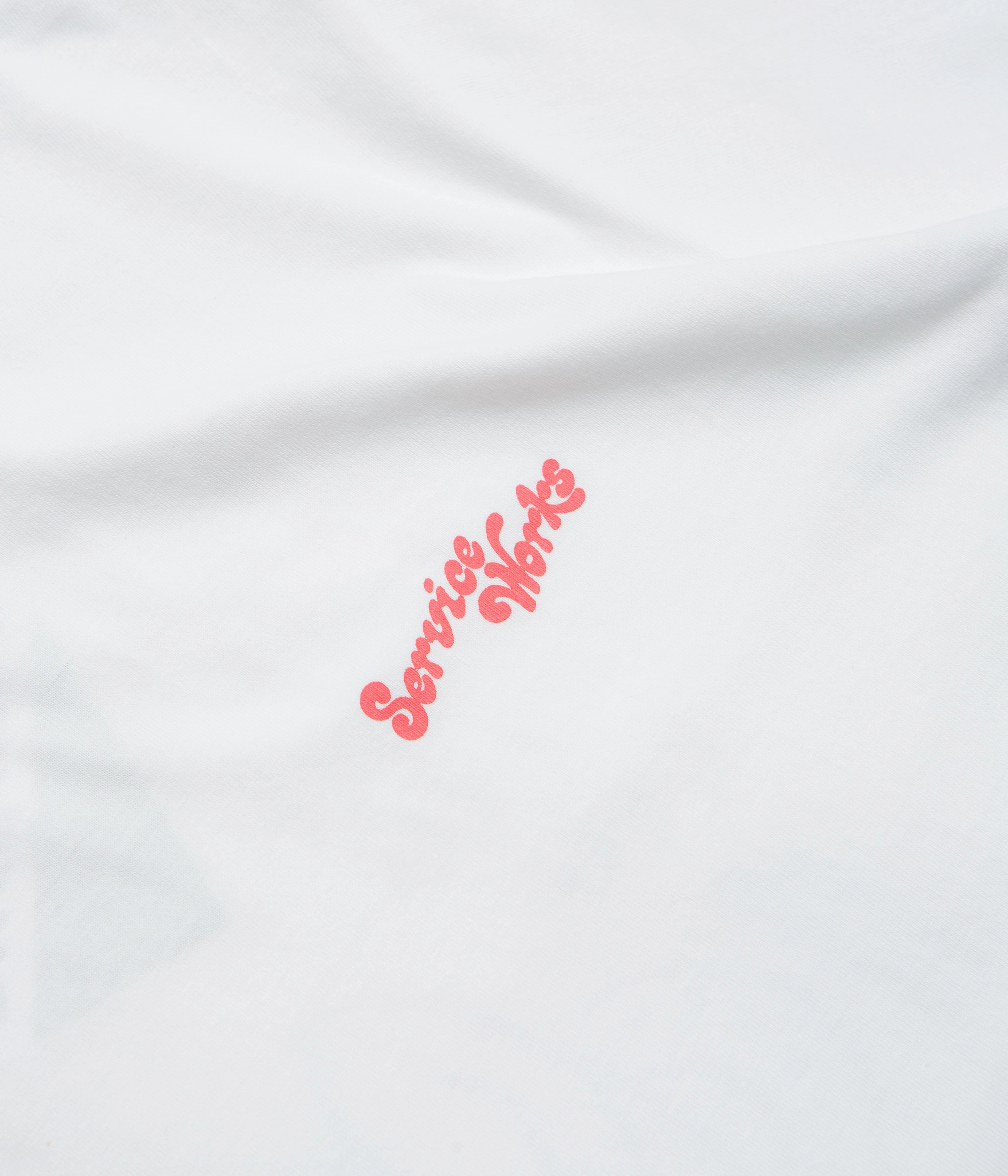 Service Works Work   Pleasure T-Shirt - White cycling outfit right size