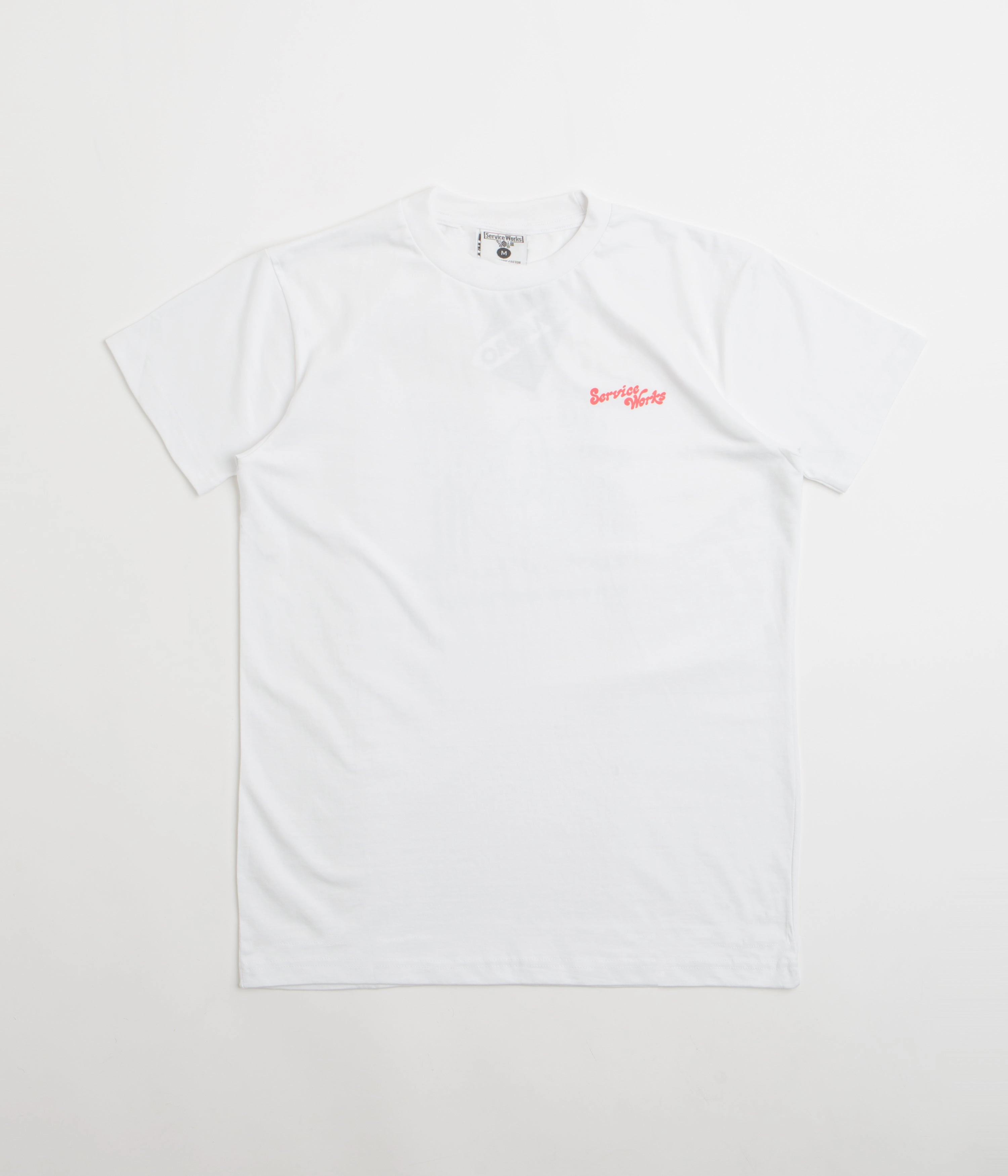 Service Works Work   Pleasure T-Shirt - White cycling outfit stain resistant coating