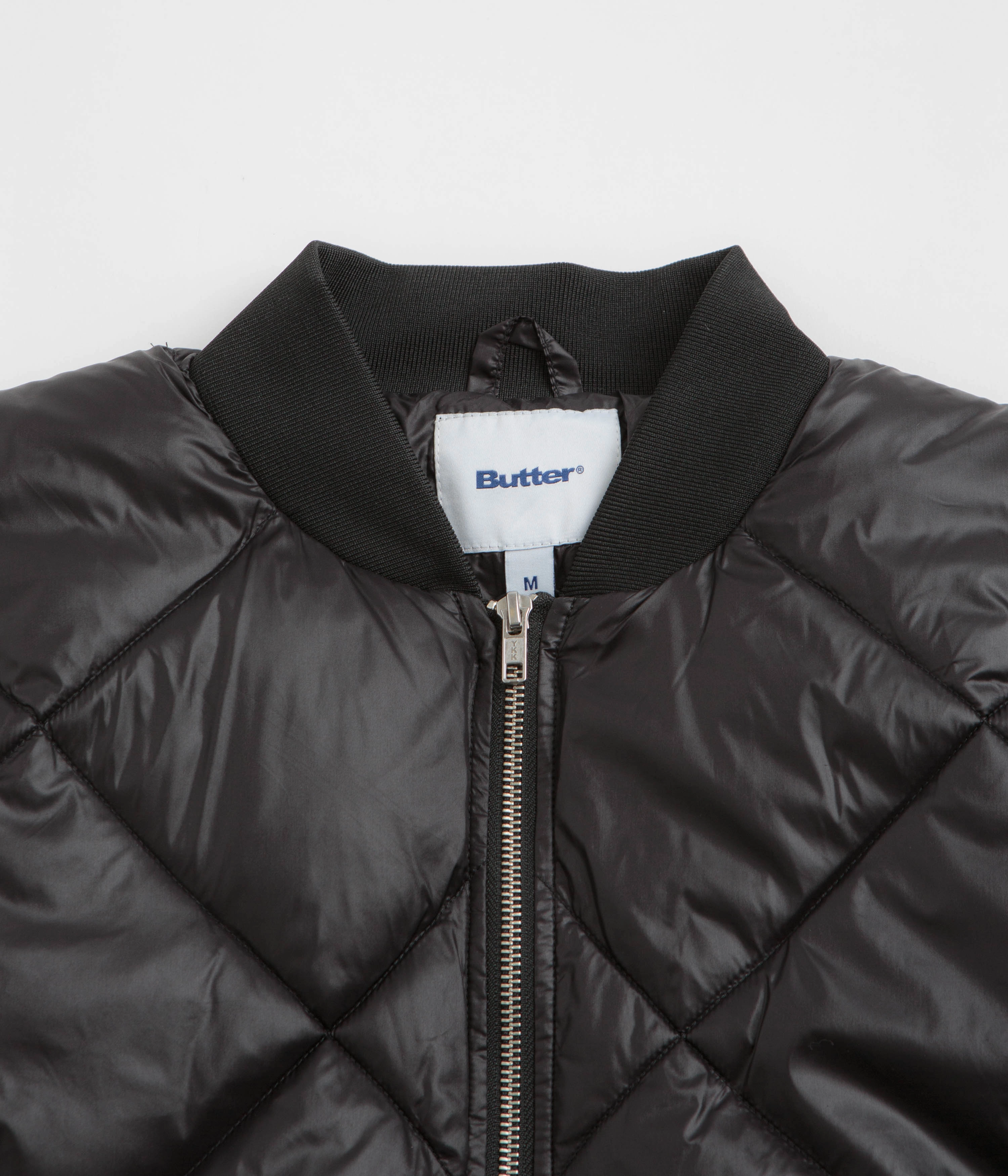 Butter Goods Temperature Bomber Jacket - Black NoiseFreeFabric