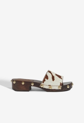 Shayla Calf Hair Sandal Dressy Sandals