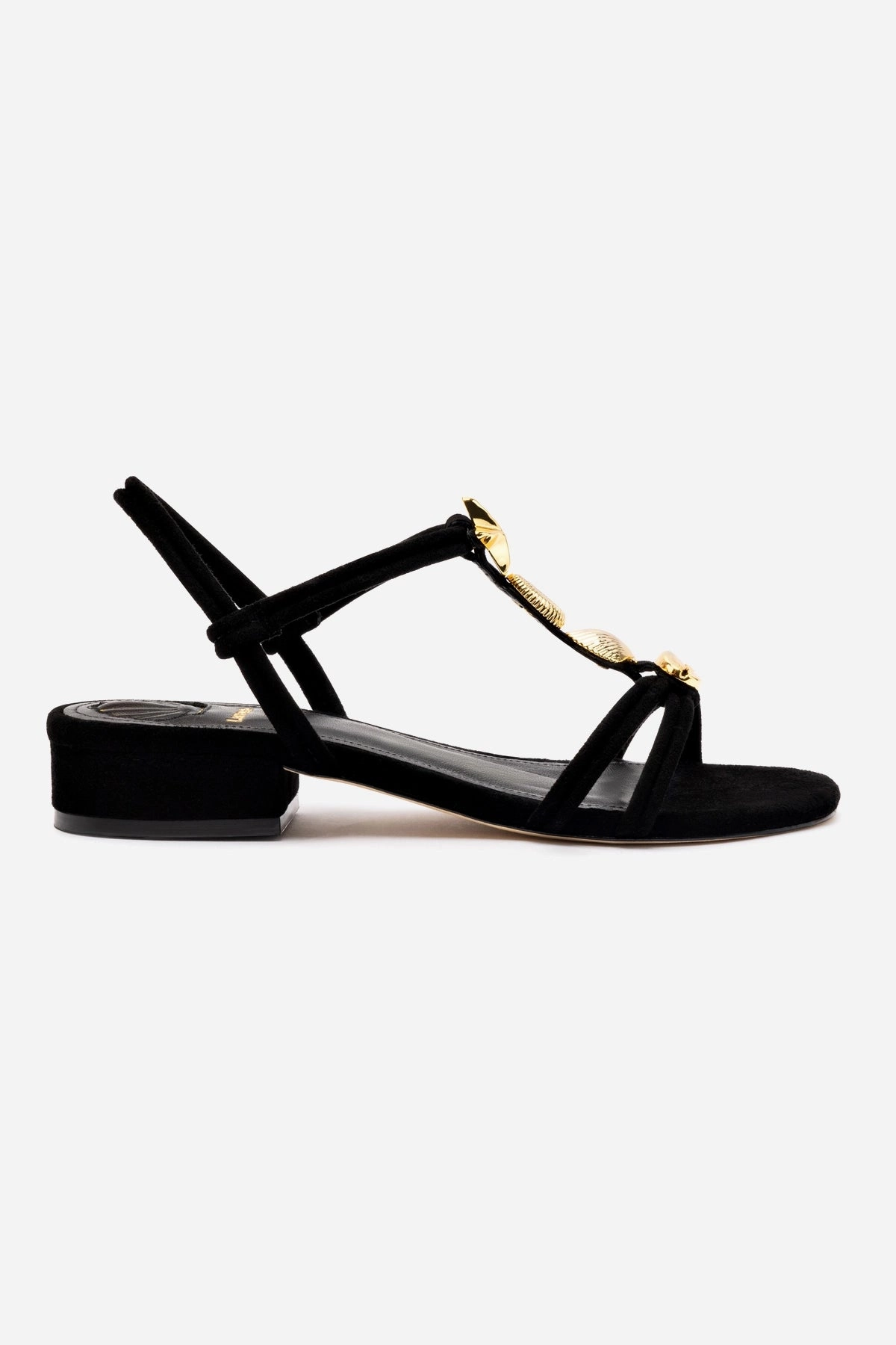 Everyday Use Quick Go Shelly Flat Sandal In Black Suede