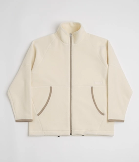 Norse Projects Tycho Pile Fleece Full Zip Jacket - Ecru FlexFoldPackaging