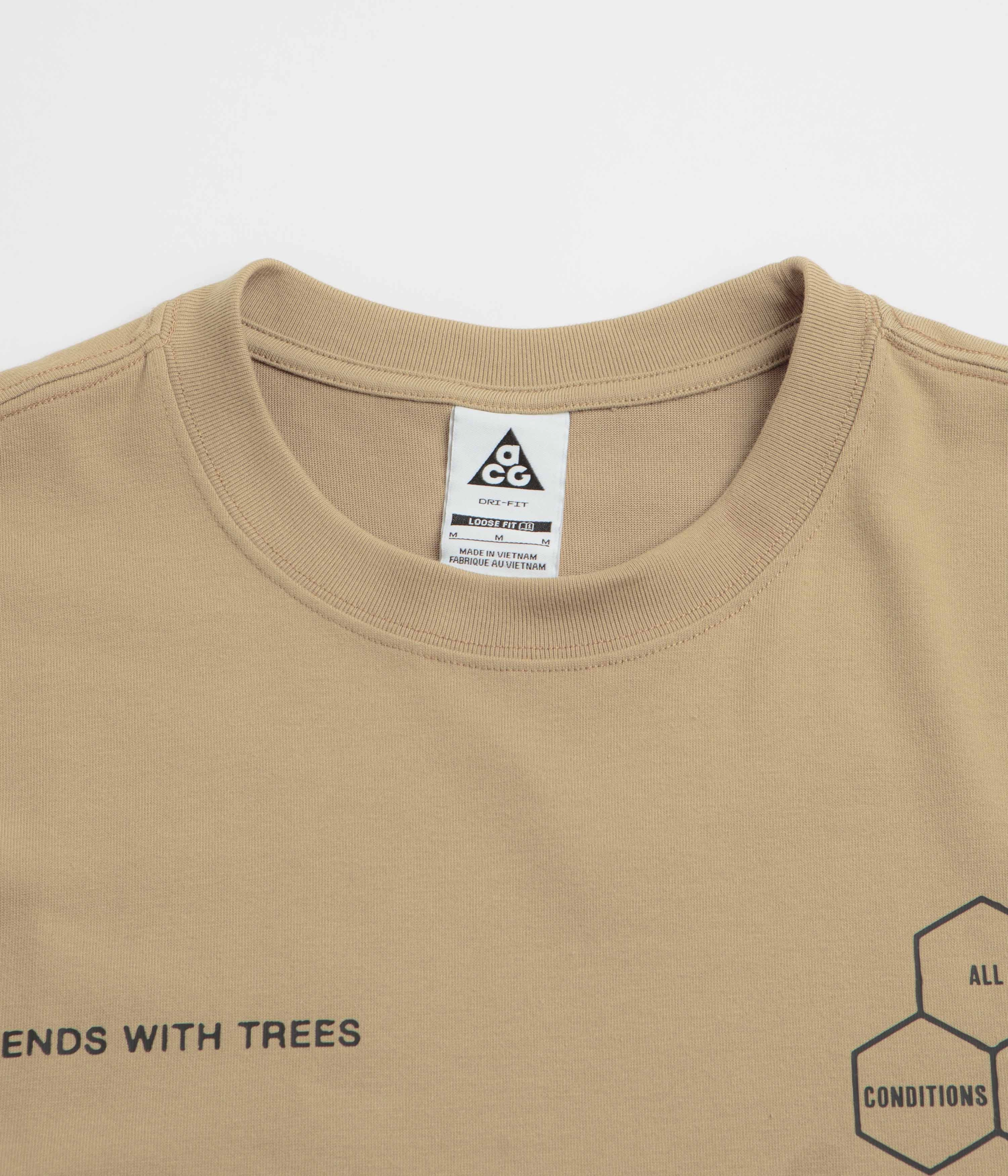 Nike ACG Walk Tree T-Shirt - Parachute Beige Anti-bacterial Minimalist Look